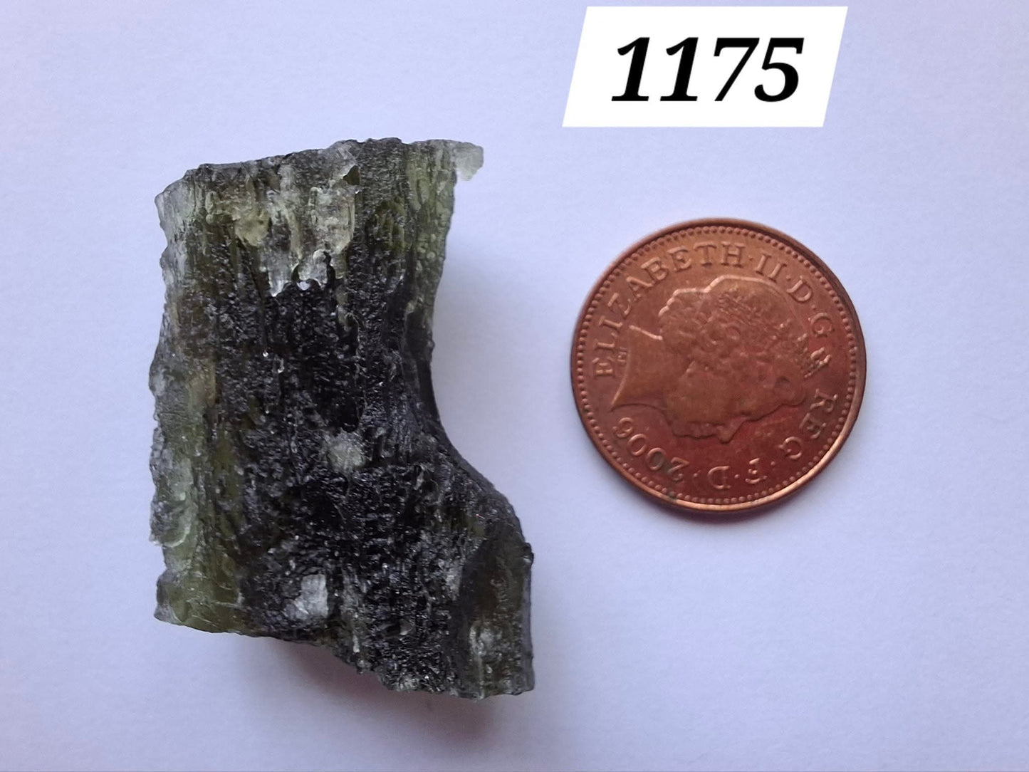 Moldavite Piece, JAKULE, 12.00g, Tektite (Ref: 1175)