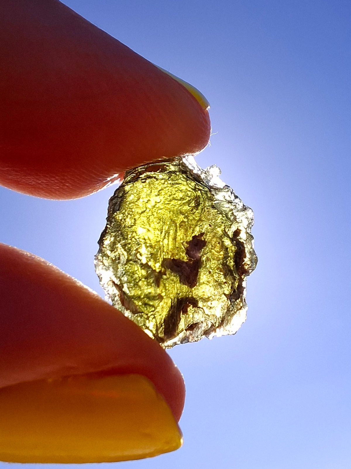 Moldavite Piece, 1.61g, Tektite (Ref: 1517)