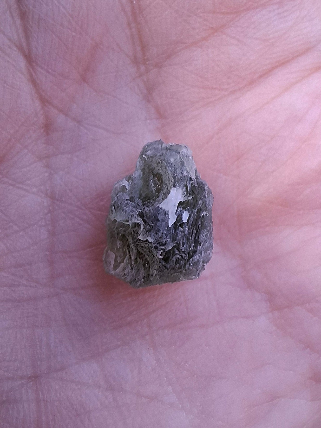 Moldavite Piece, SNOWFLAKE, FROSTED, BRUSNA, Tektite (Ref: 1492)
