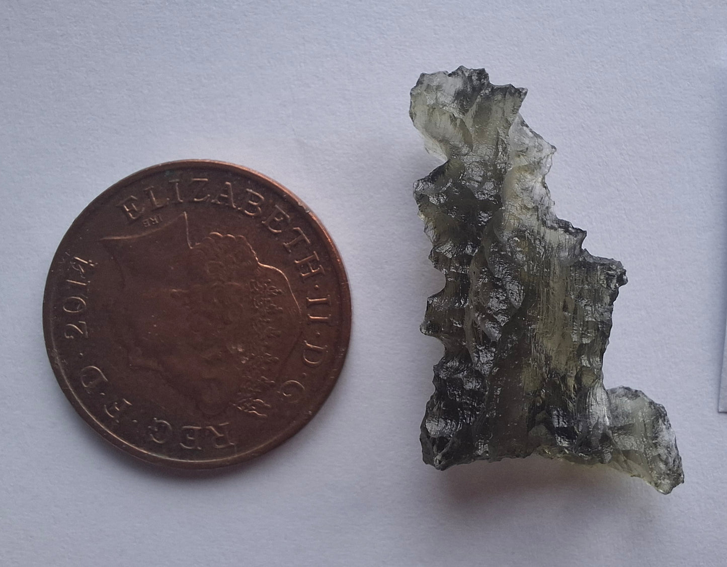 Moldavite Piece, JEZKOVNA BESEDNICE, 1.61g, Tektite (Ref: 1274)