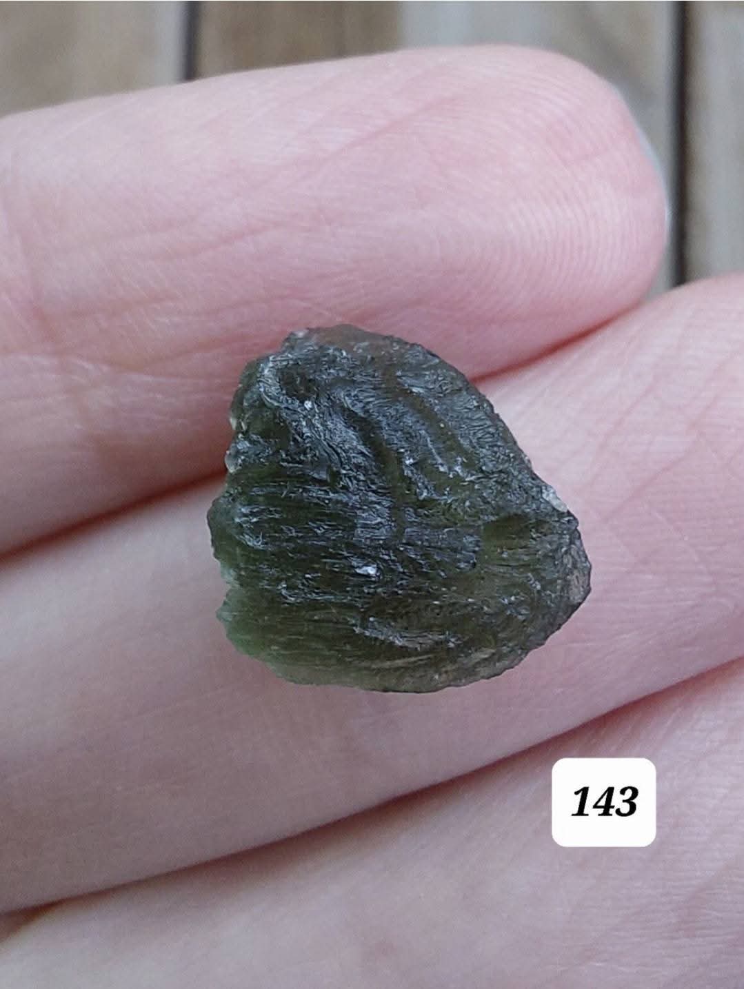 Moldavite Piece, CHLUM, 1.50g, Tektite (Ref: 143)