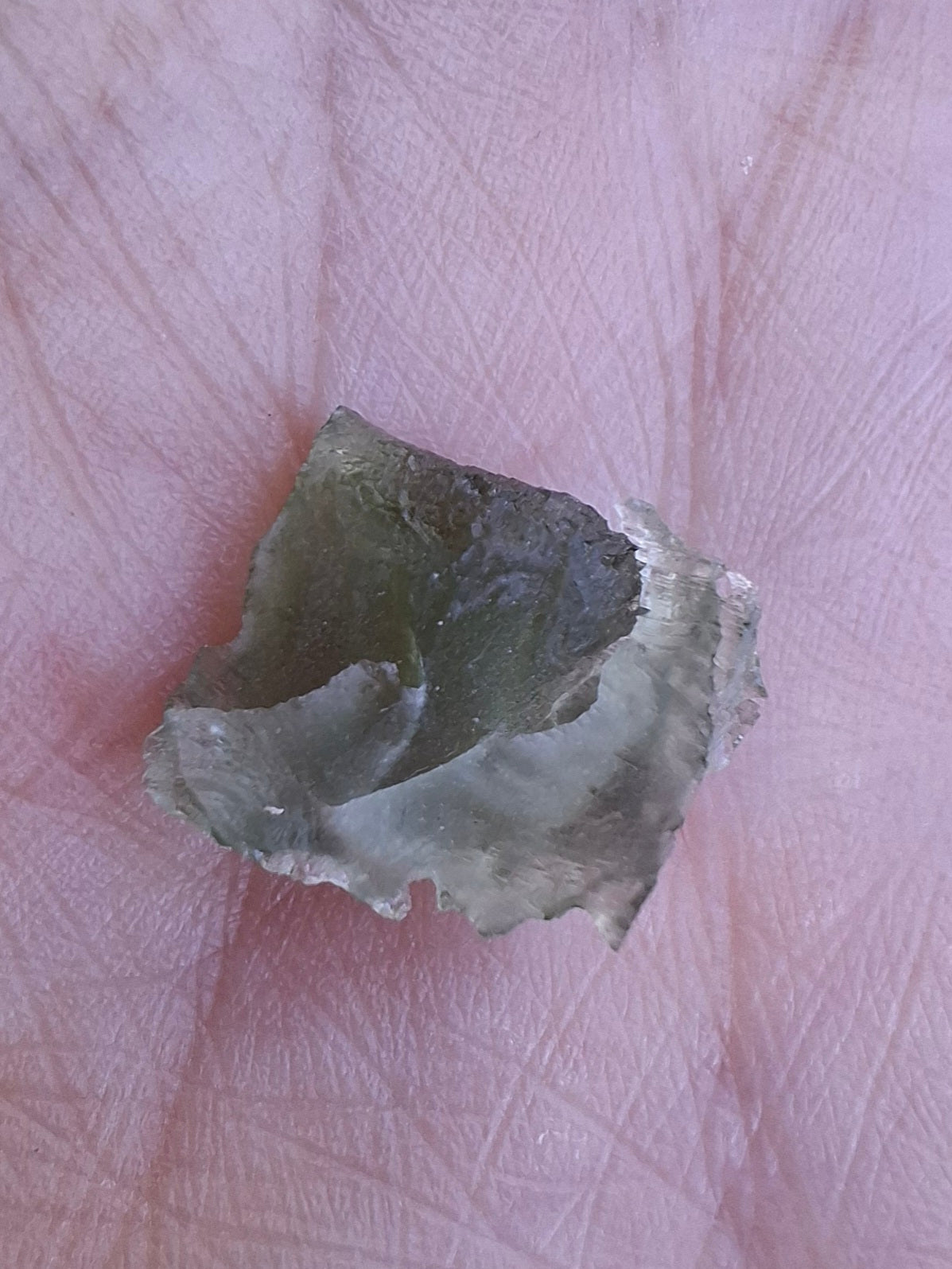 Moldavite Piece, 0.60g, Tektite (Ref: 1473)