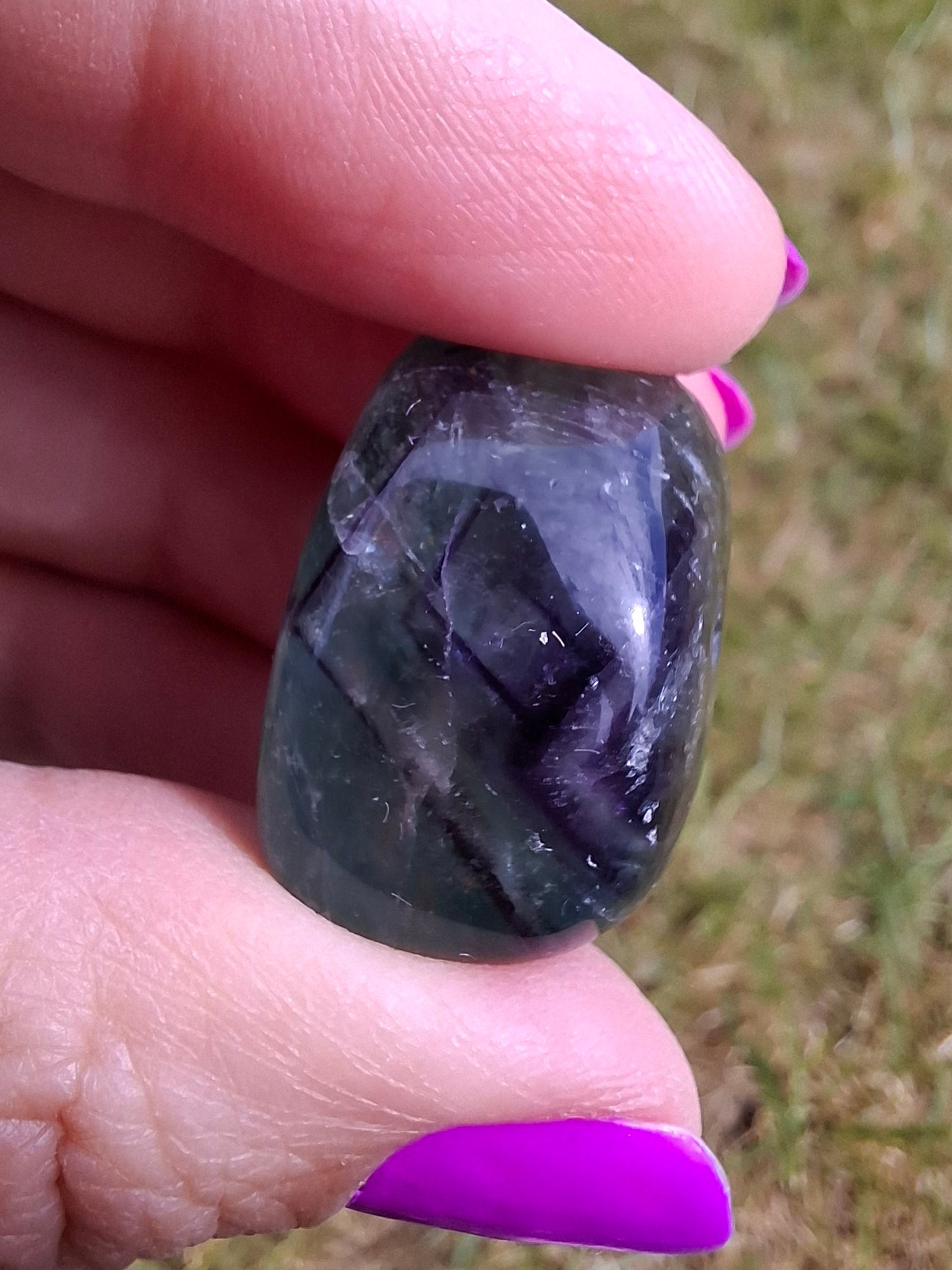 Fluorite, Tumble Stone, Crystal (Ref: T57)