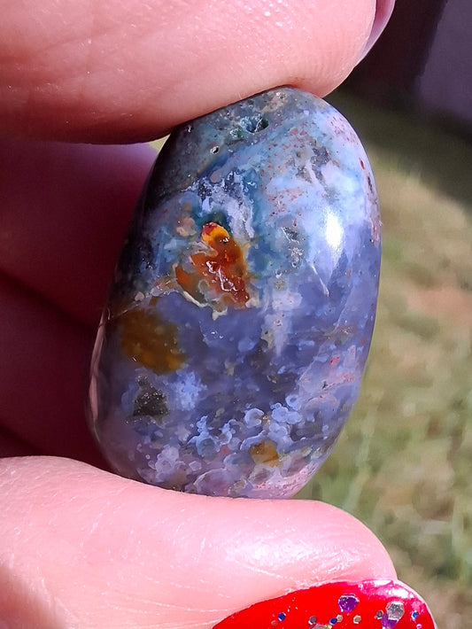 Ocean Jasper, Tumble Stone, Crystal (Ref: T200)