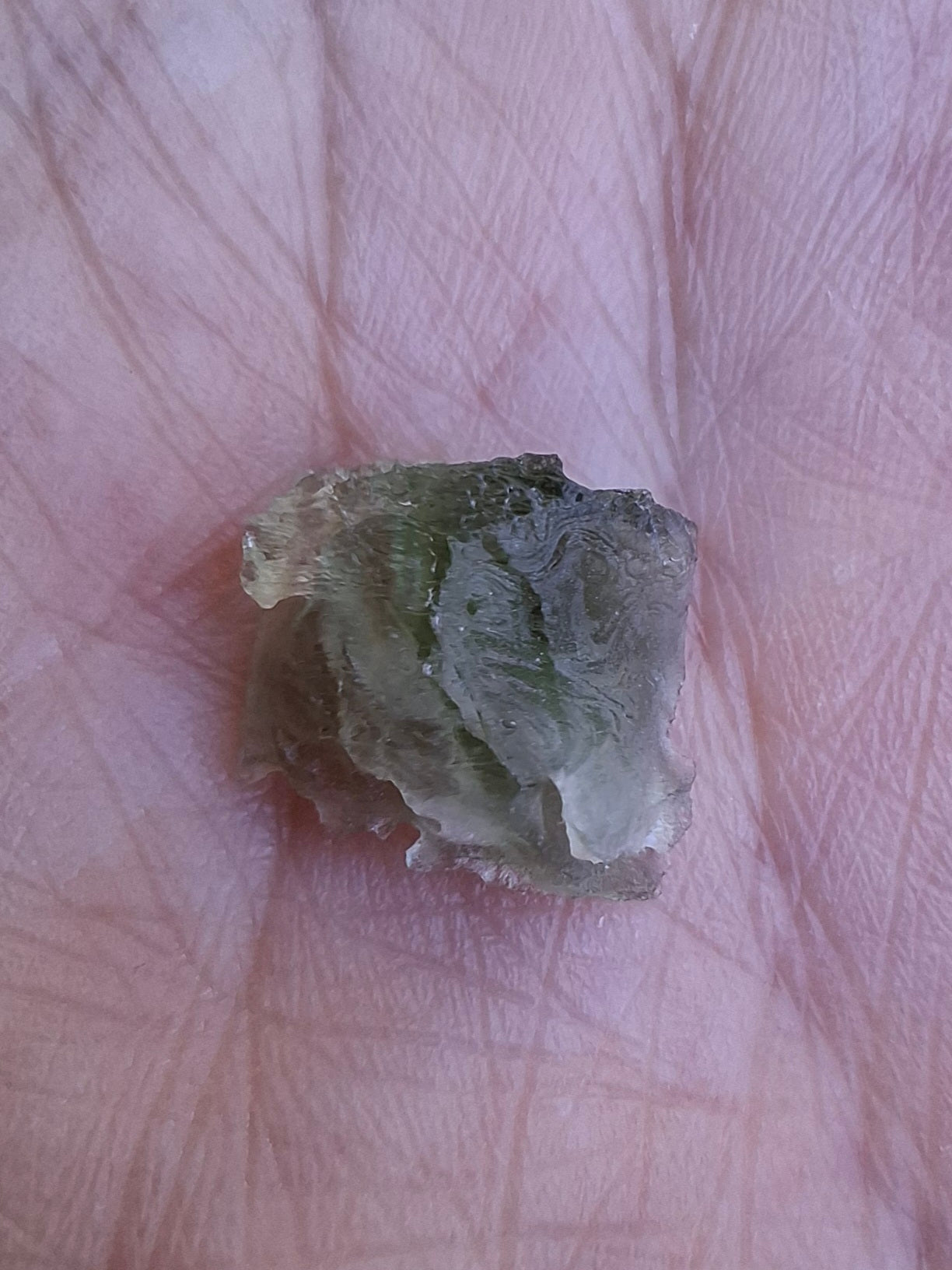 Moldavite Piece, 0.60g, Tektite (Ref: 1473)