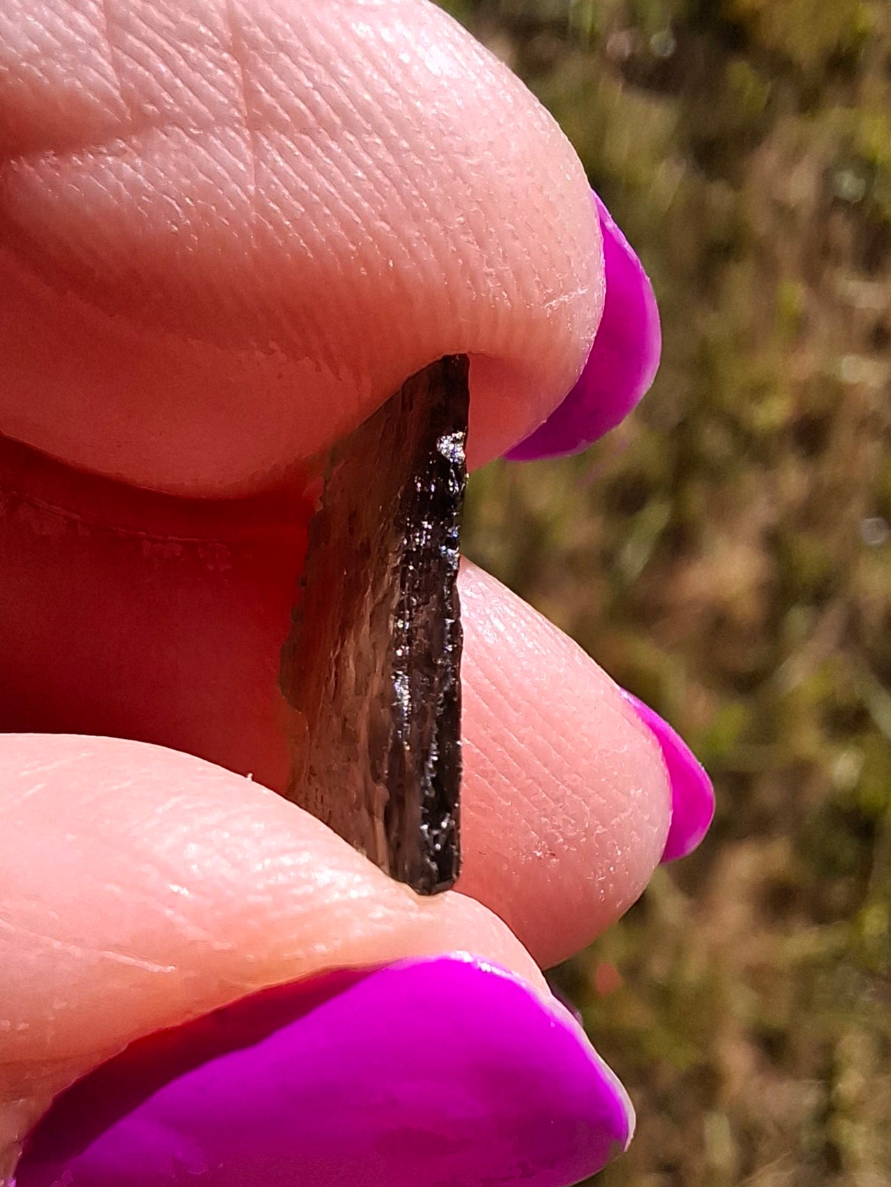 Moldavite small Piece, 0.39g. Tektite (Ref: 1430)