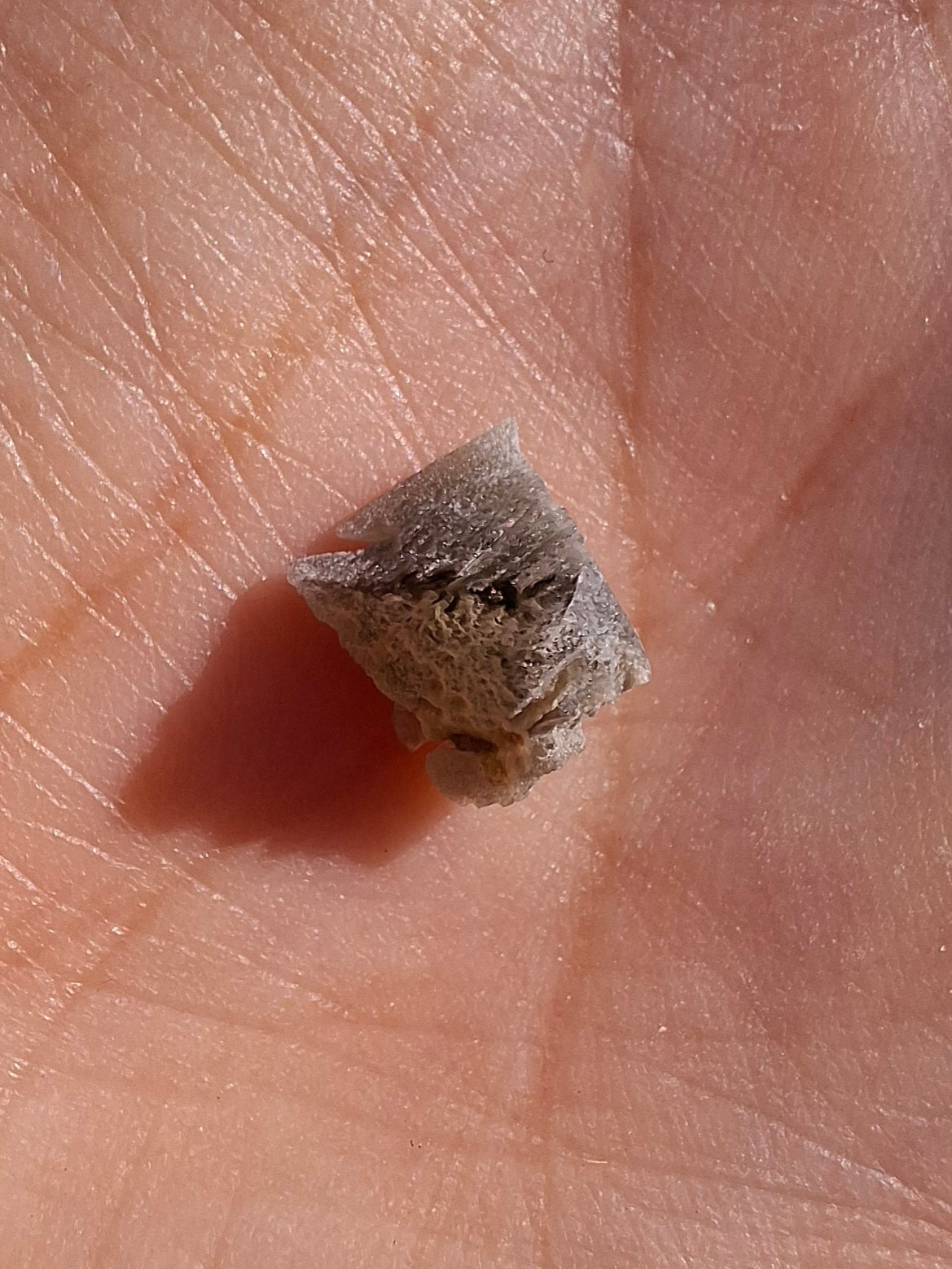 Moldavite Piece, SNOWFLAKE, FROSTED, BRUSNA, 0.36g, Tektite (Ref: 1506)