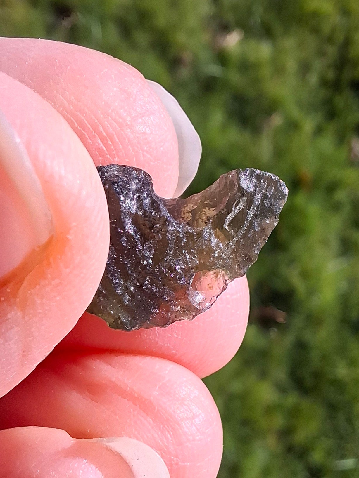 Moldavite Piece, 1.24g, Tektite (Ref: 1341)