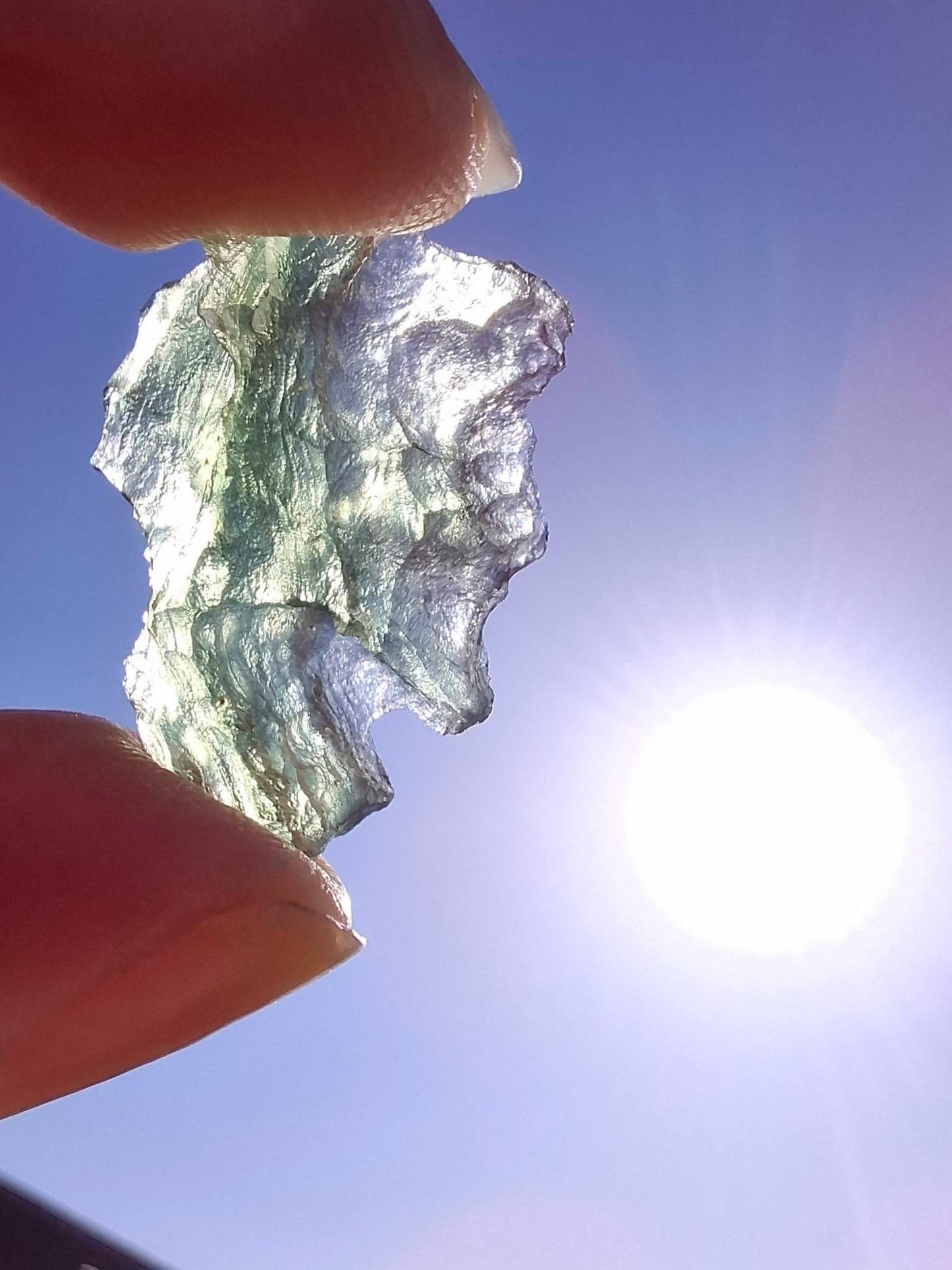 Moldavite Piece, PARYZ, 1.54g, Tektite (Ref: 1360)