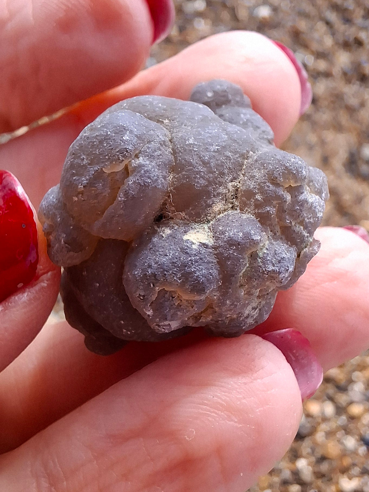 Nebula Chalcedony, 16.57g, Fossil (Ref: NC10)
