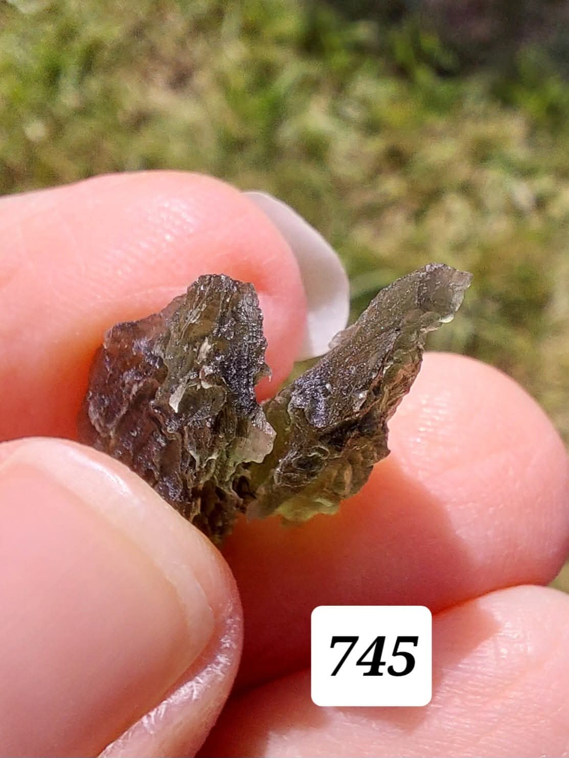Moldavite Piece, ANGEL CHIME, 2.18g, Tektite (Ref: 745)