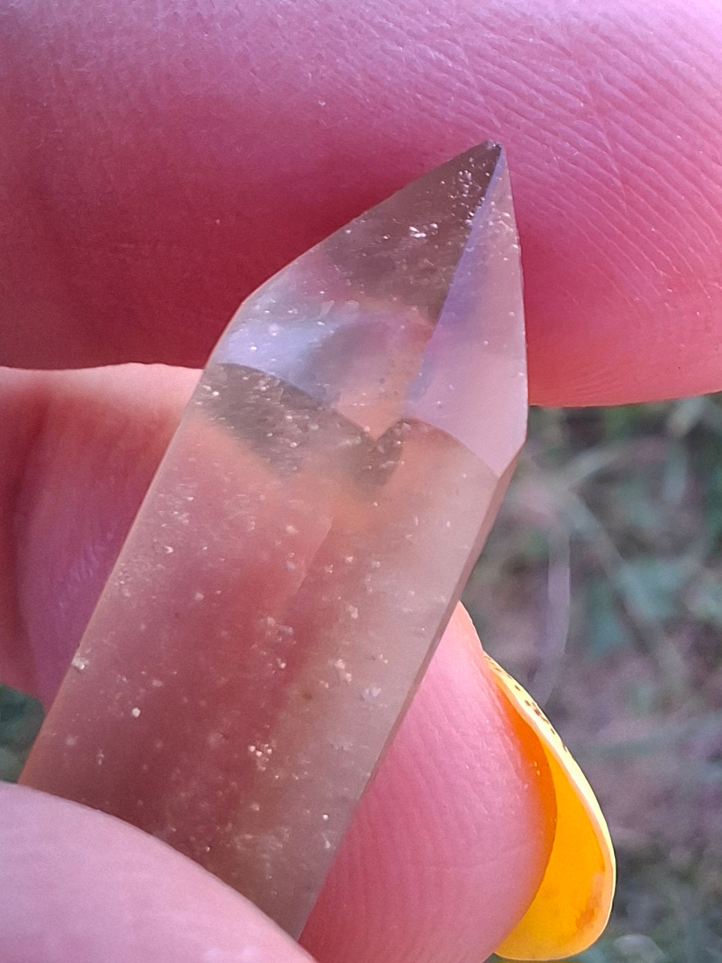 Libyan Desert Glass DT Carving, 4.57g, Tektite (Ref: LDT8)