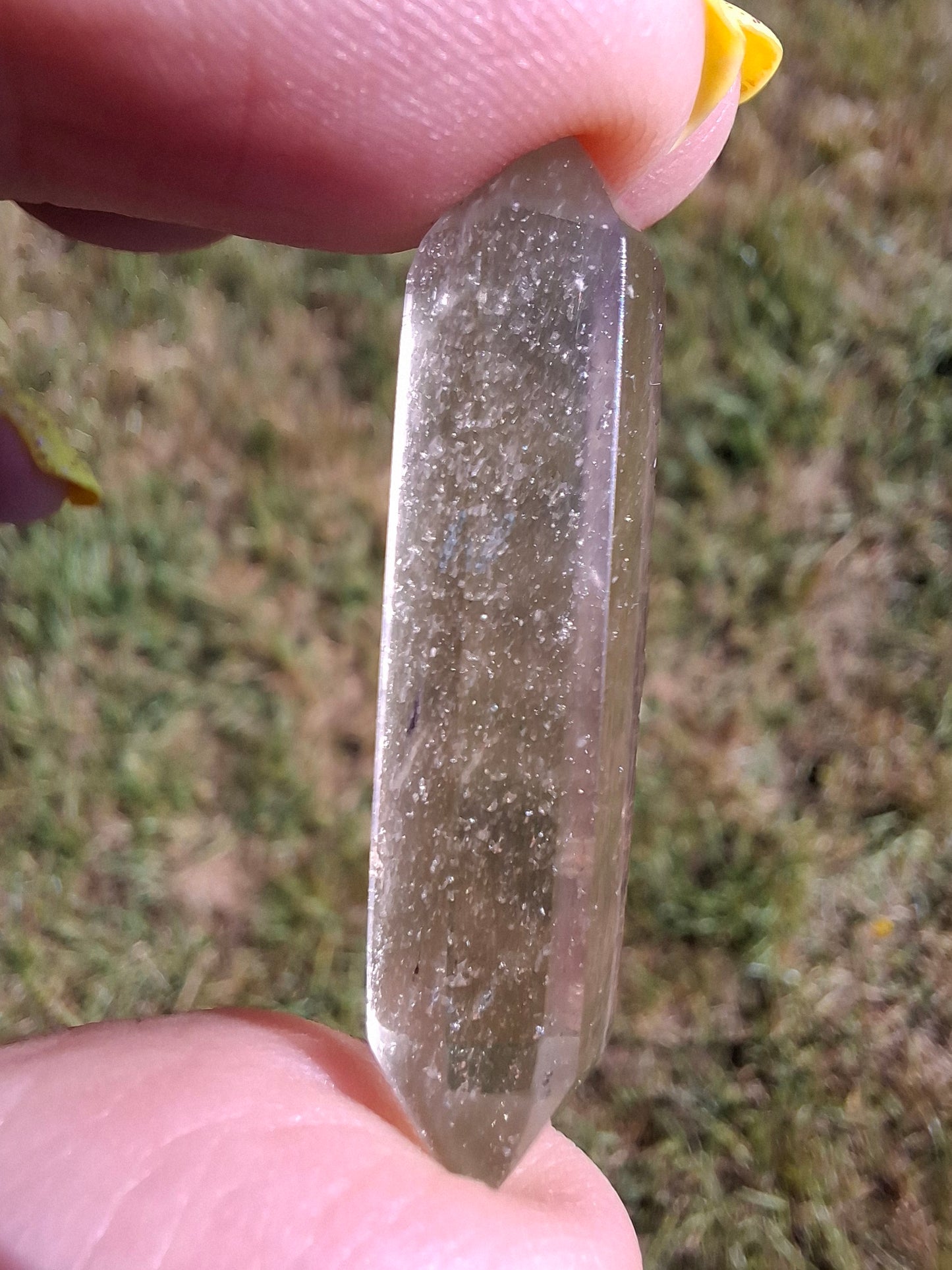 Libyan Desert Glass DT Carving, 4.51g, Tektite (Ref: LDT4)