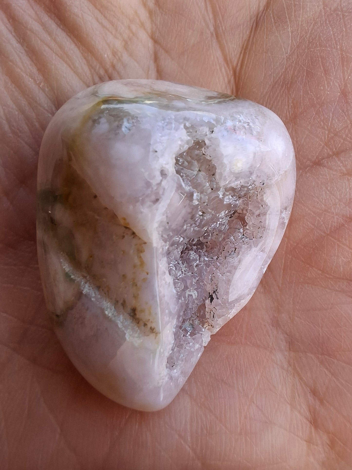 Flower Agate, Tumble Stone, Crystal (Ref: T74)