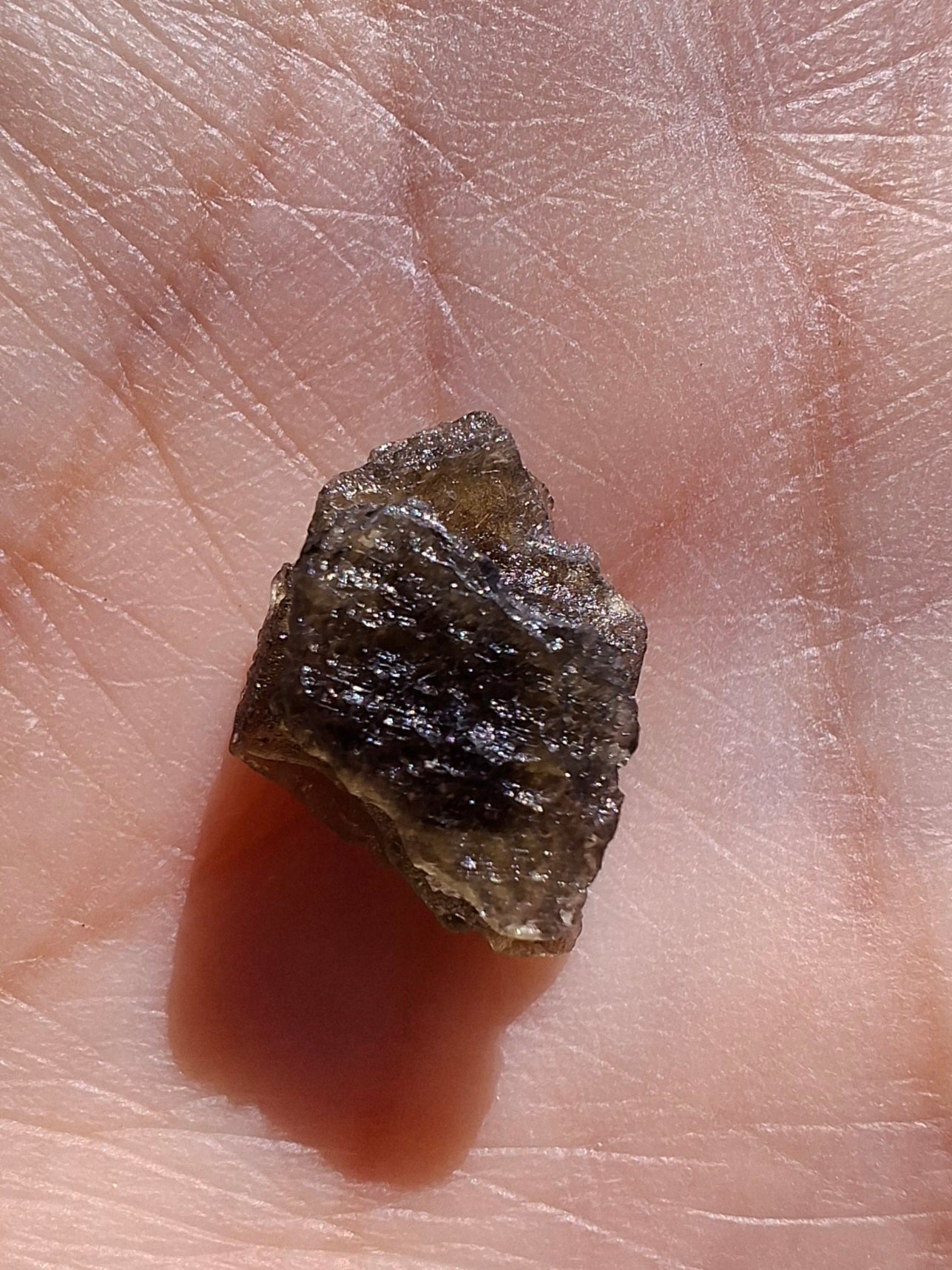 Moldavite Piece, 0.87g, Tektite (Ref: 231)