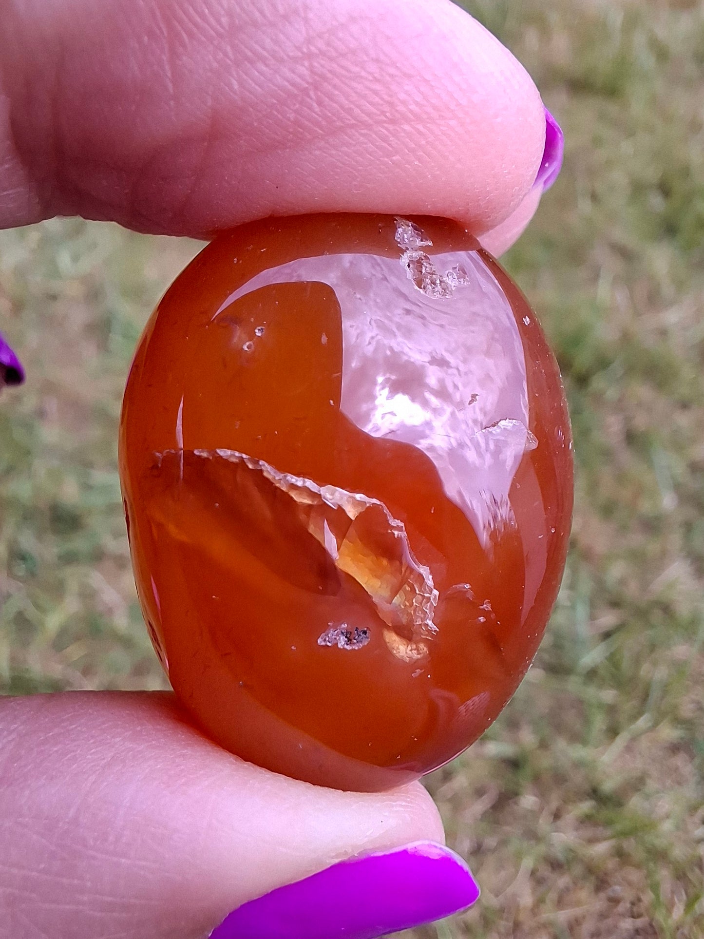 Carnelian, Tumble Stone, Crystal (Ref: T65)