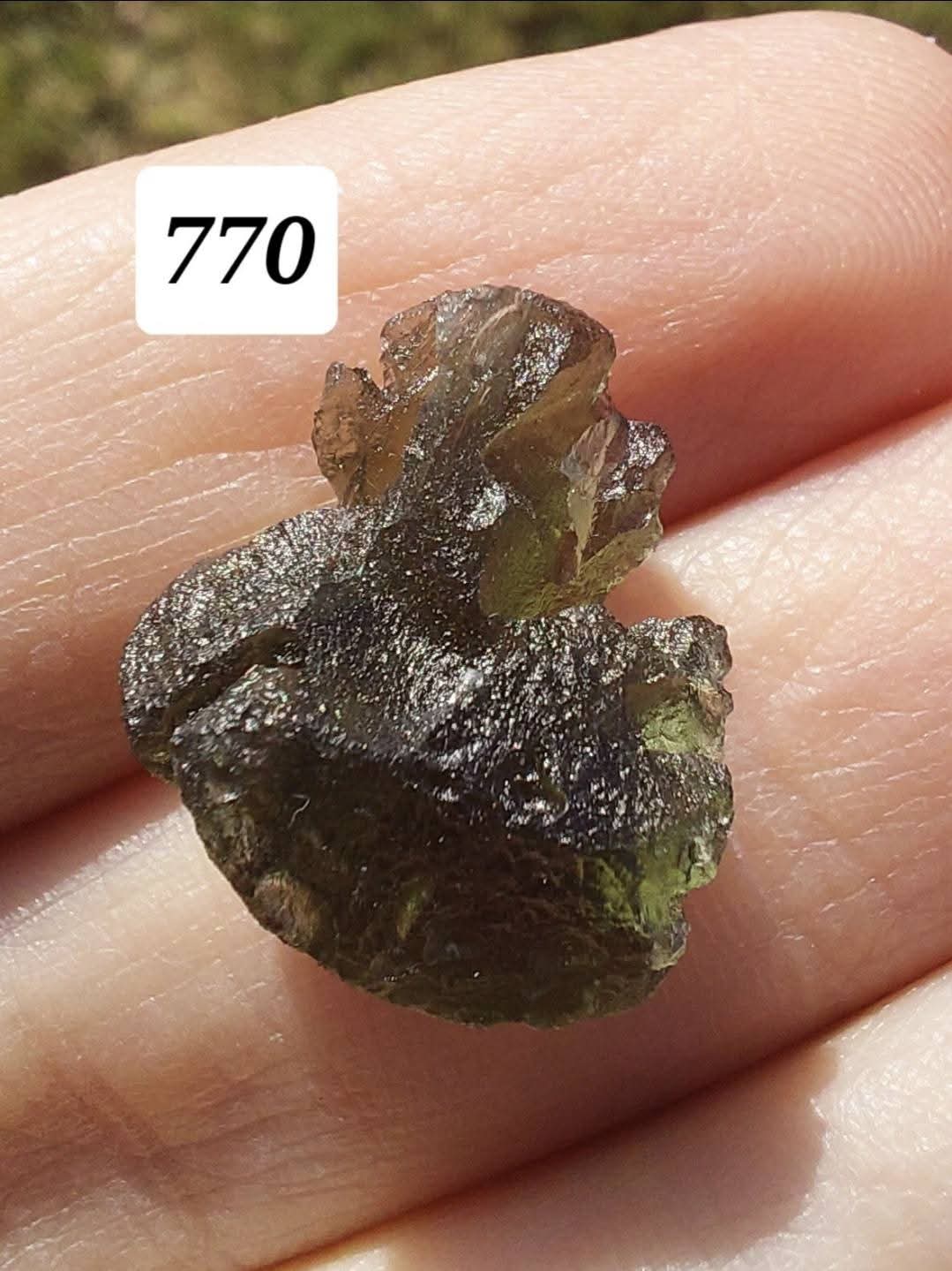 Moldavite Piece, 1.84g, Tektite (Ref: 770)