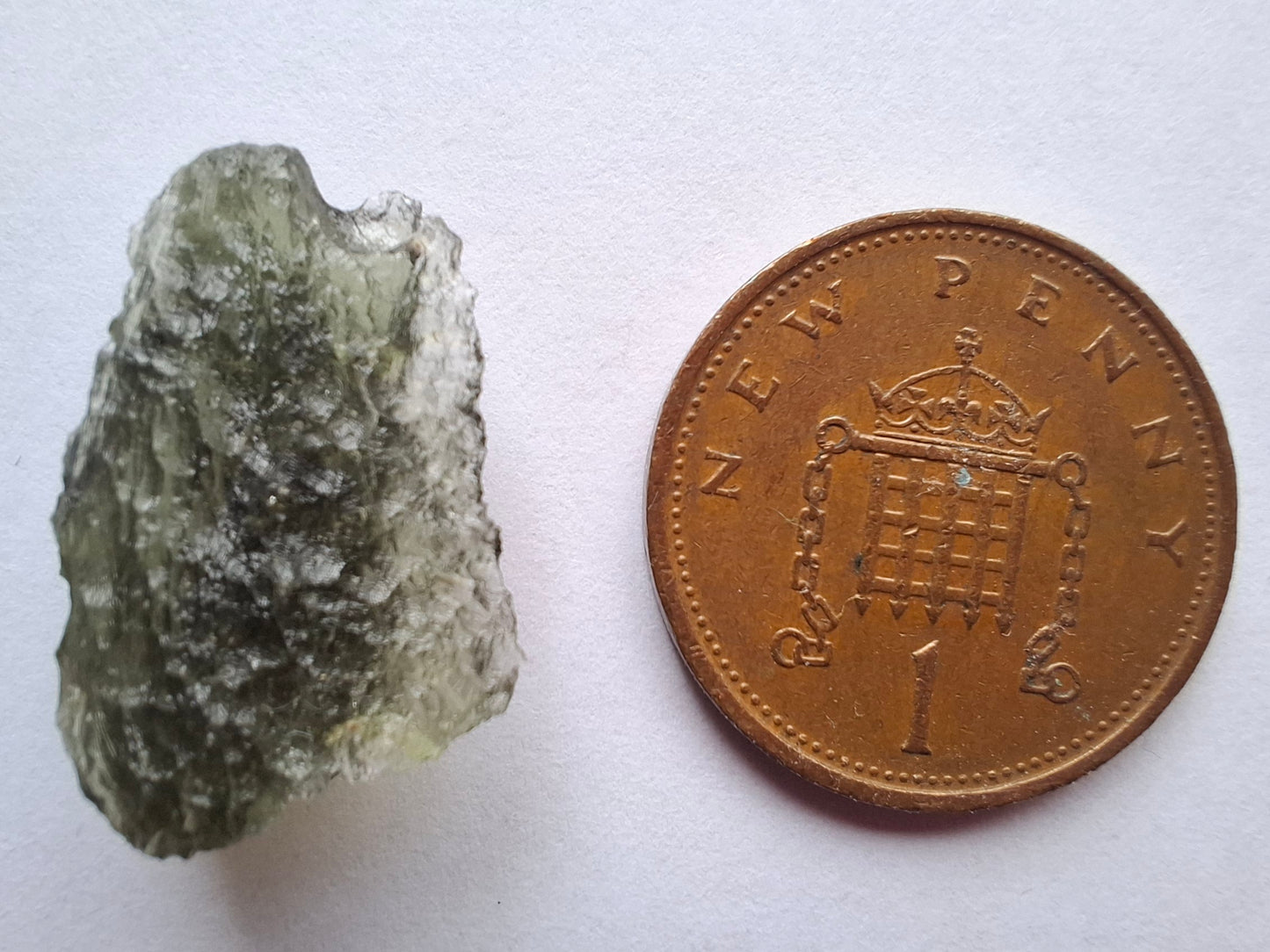 Moldavite Piece, NESMEN LES, 1.90g, Tektite (Ref: 848)