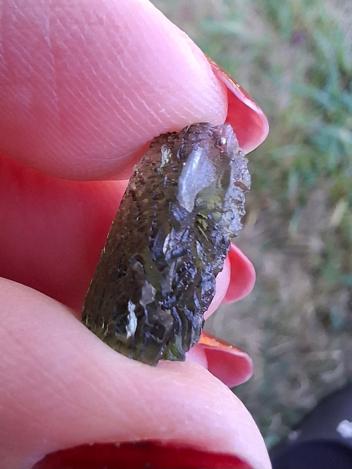 Moldavite Piece, 1.55g, Tektite (Ref: 1469)