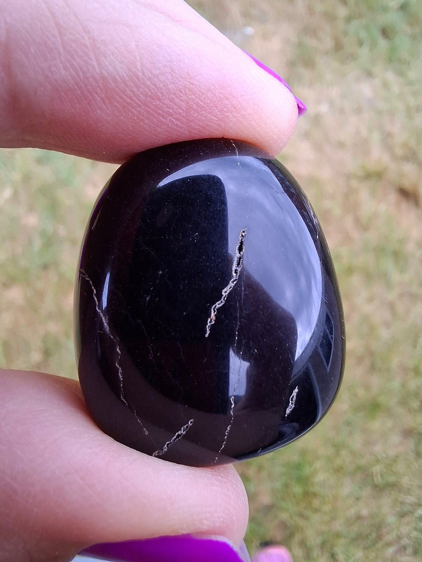 Blue Tigers Eye, Tumble Stone, Crystal (Ref: T22)