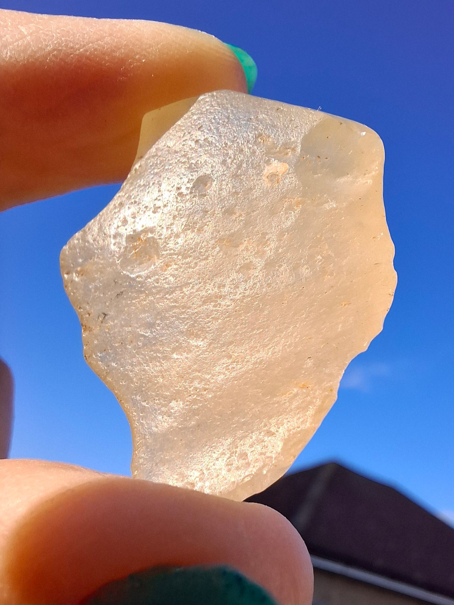 Libyan Desert Glass Piece, 12.31g, Tektite