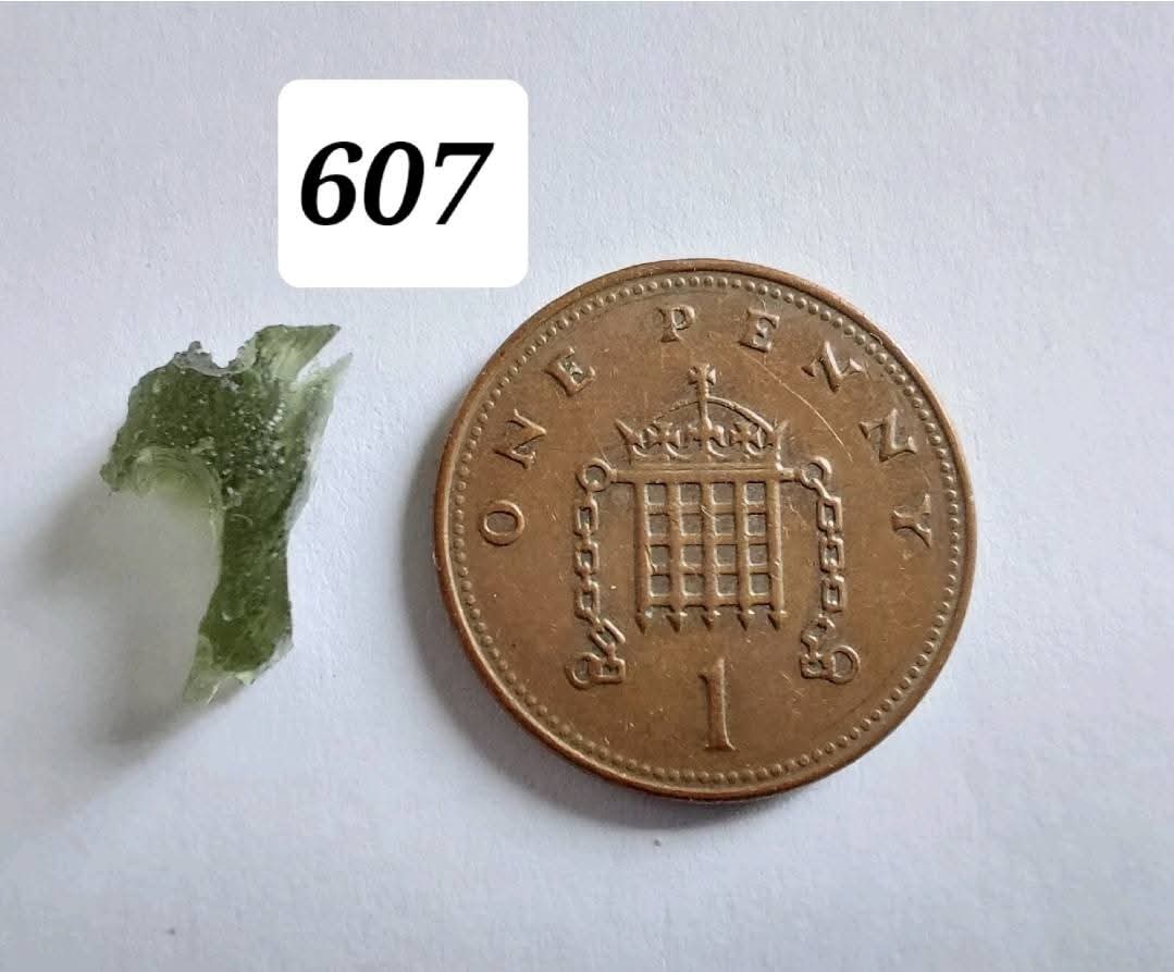 Moldavite piece, 0.51g, Tektite (Ref: 607)