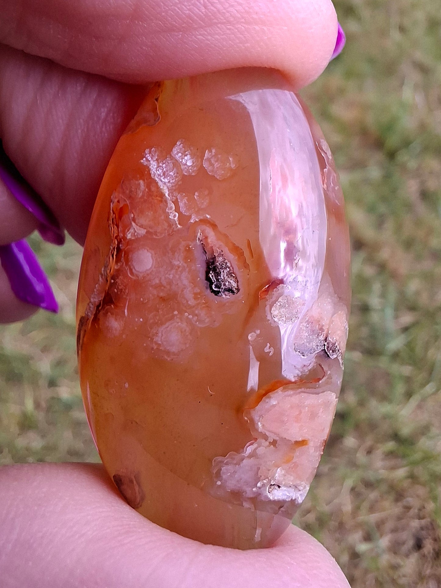 Carnelian, Tumble Stone, Crystal (Ref: T64)