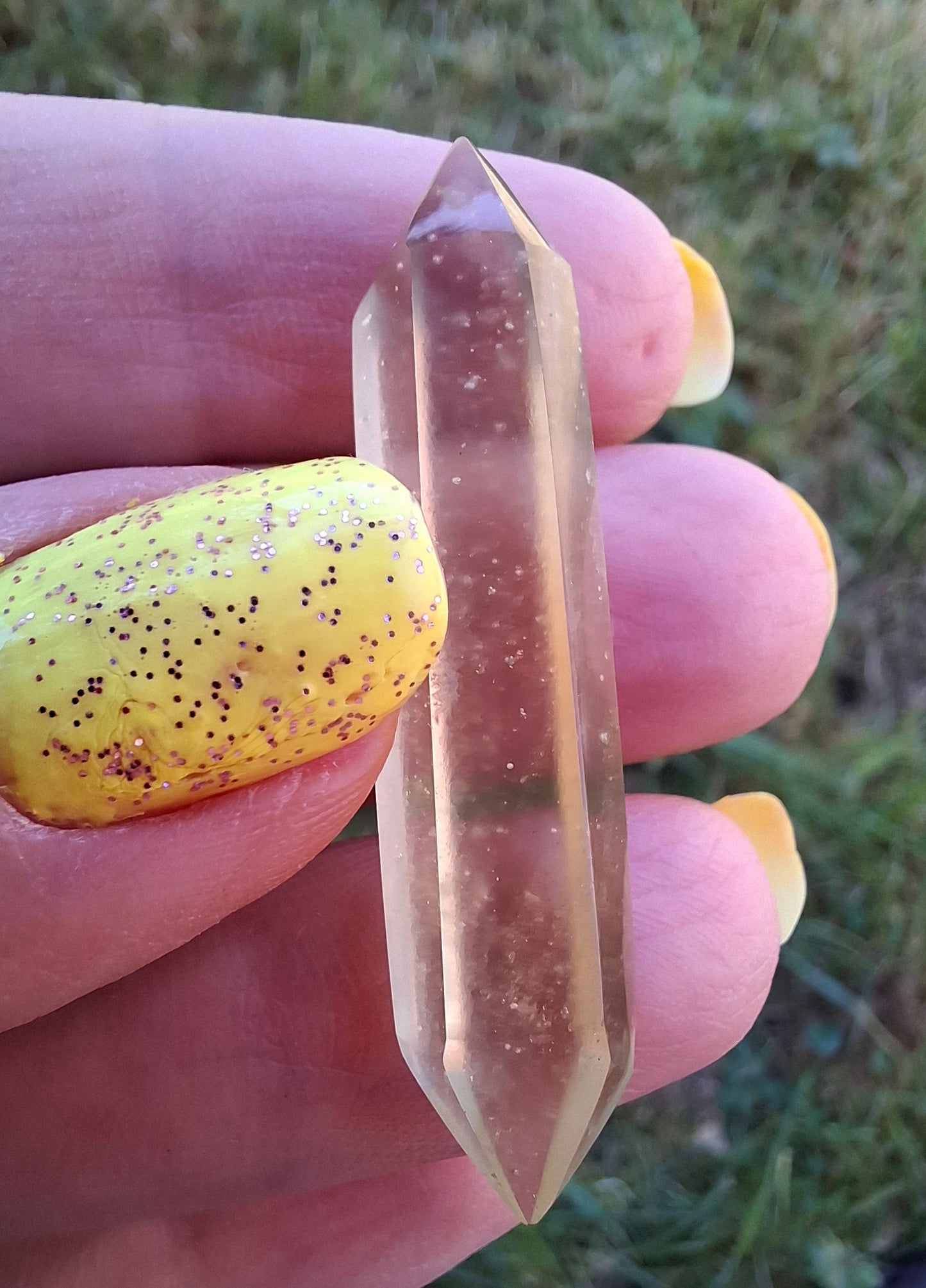 Libyan Desert Glass DT Carving, 4.57g, Tektite (Ref: LDT8)
