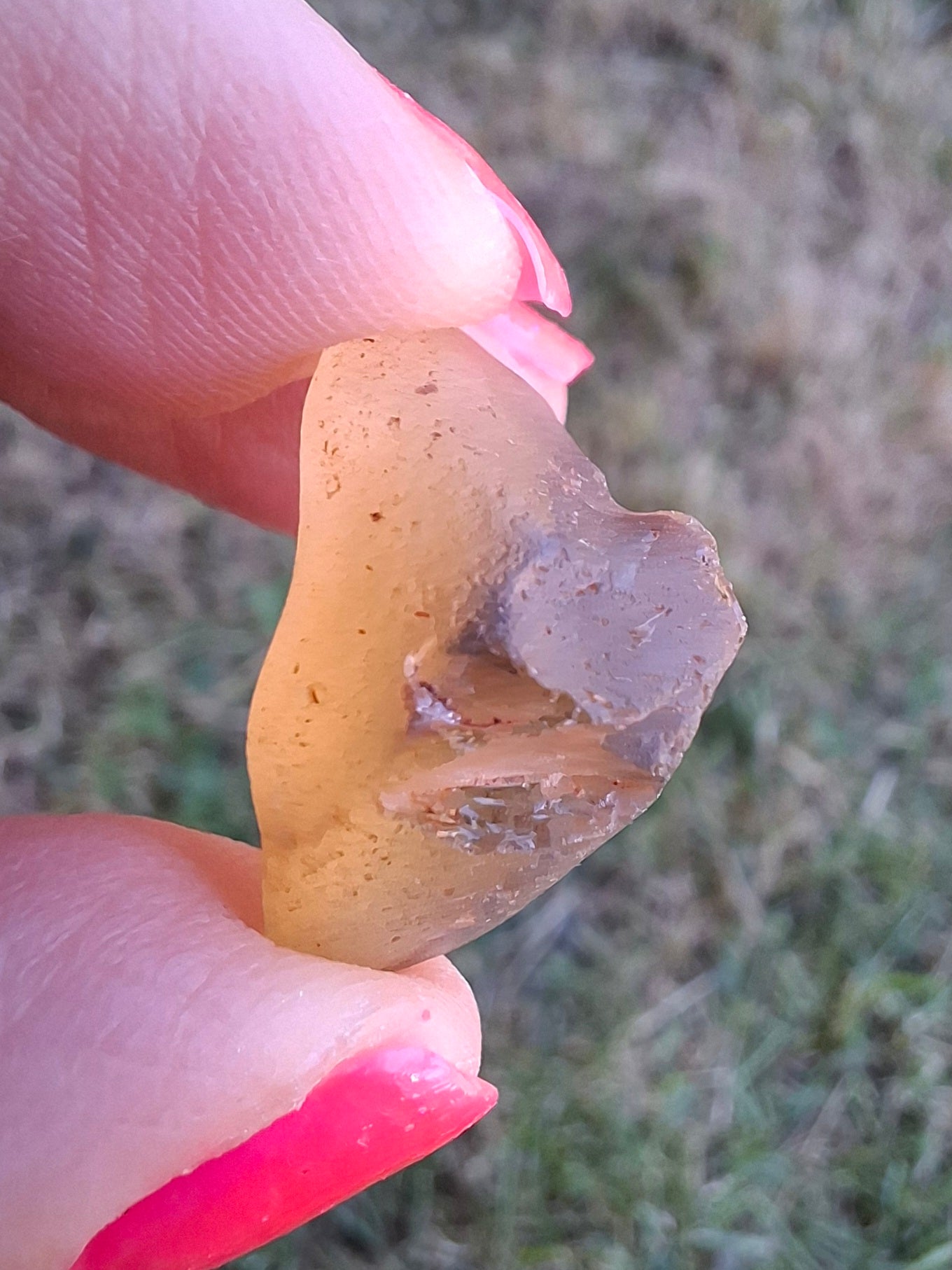 Libyan Desert Glass (darker) Piece, 3.72g, Tektite (Ref: L1378)