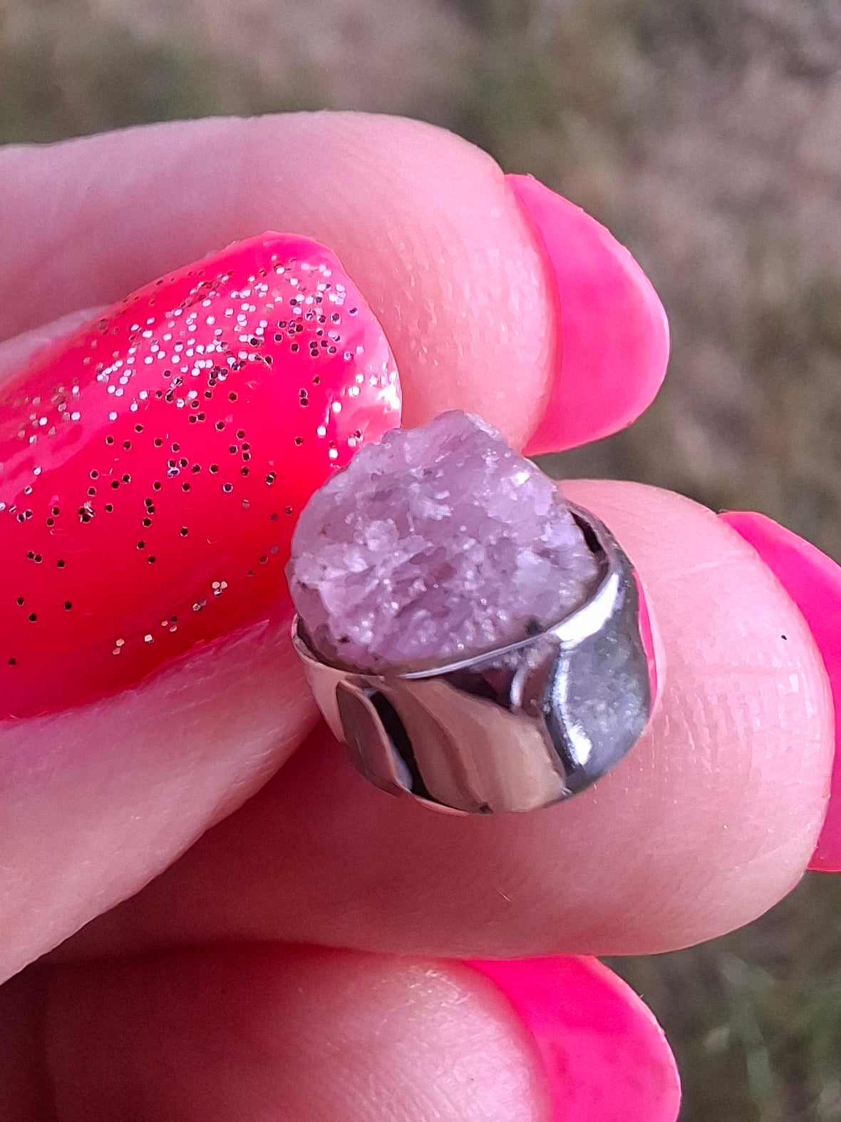 Pink Tourmaline Pendant, 925 Silver, Crystal (Ref: PT85)