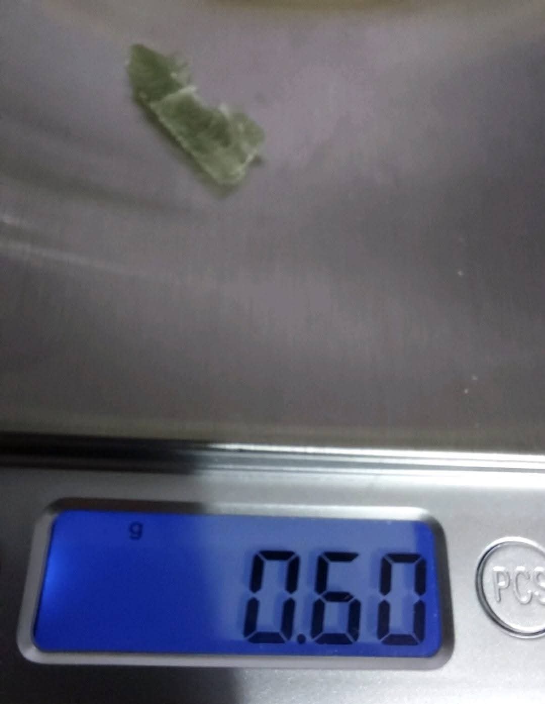 Moldavite Piece, 0.60g, Tektite (E243)