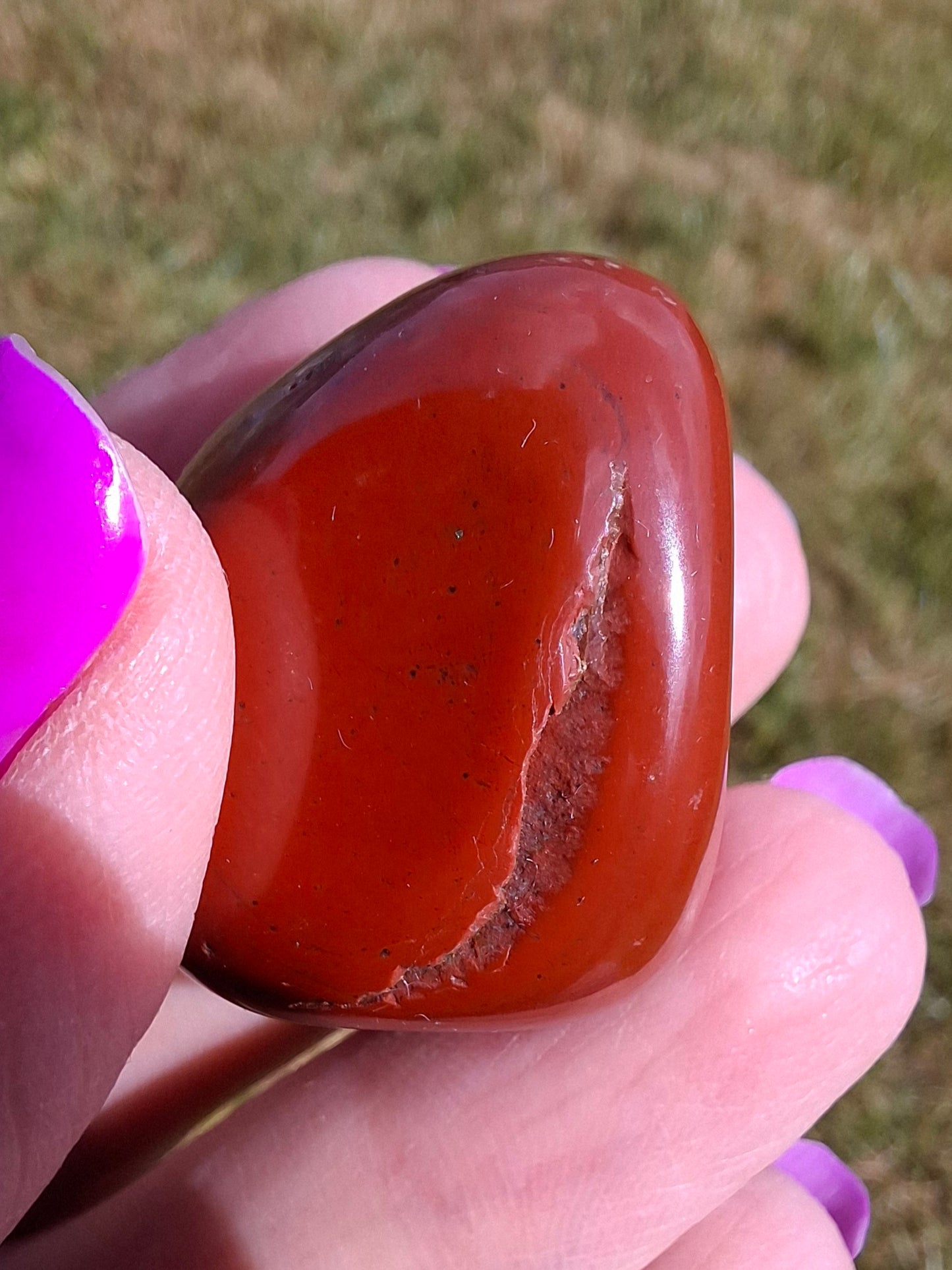 Red Jasper, Tumble Stone, Crystal (Ref: T87)