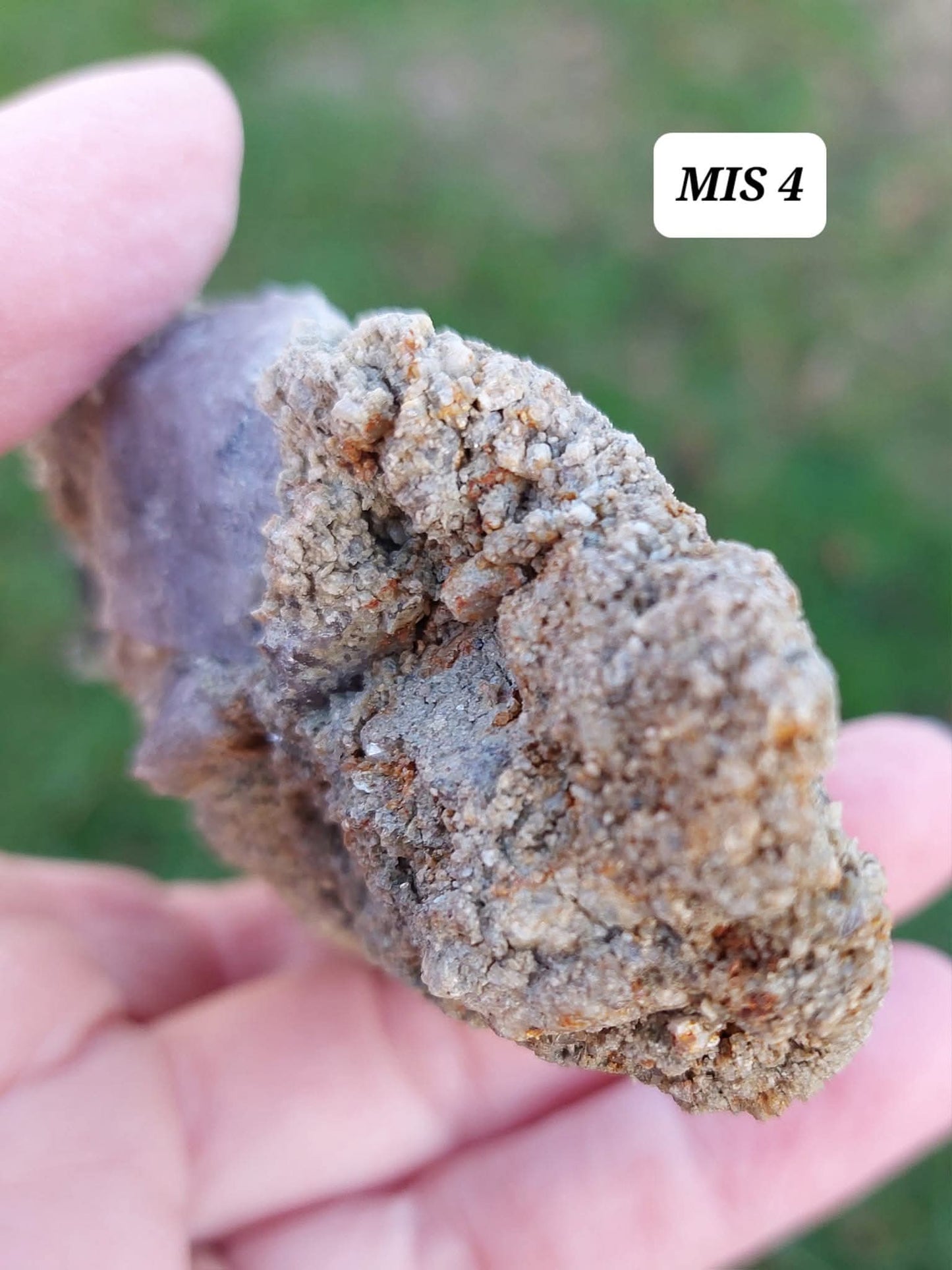 Moldavite In-Situ (in matrix), Besednice, Est- 2g, Tektite (Ref: MIS4)
