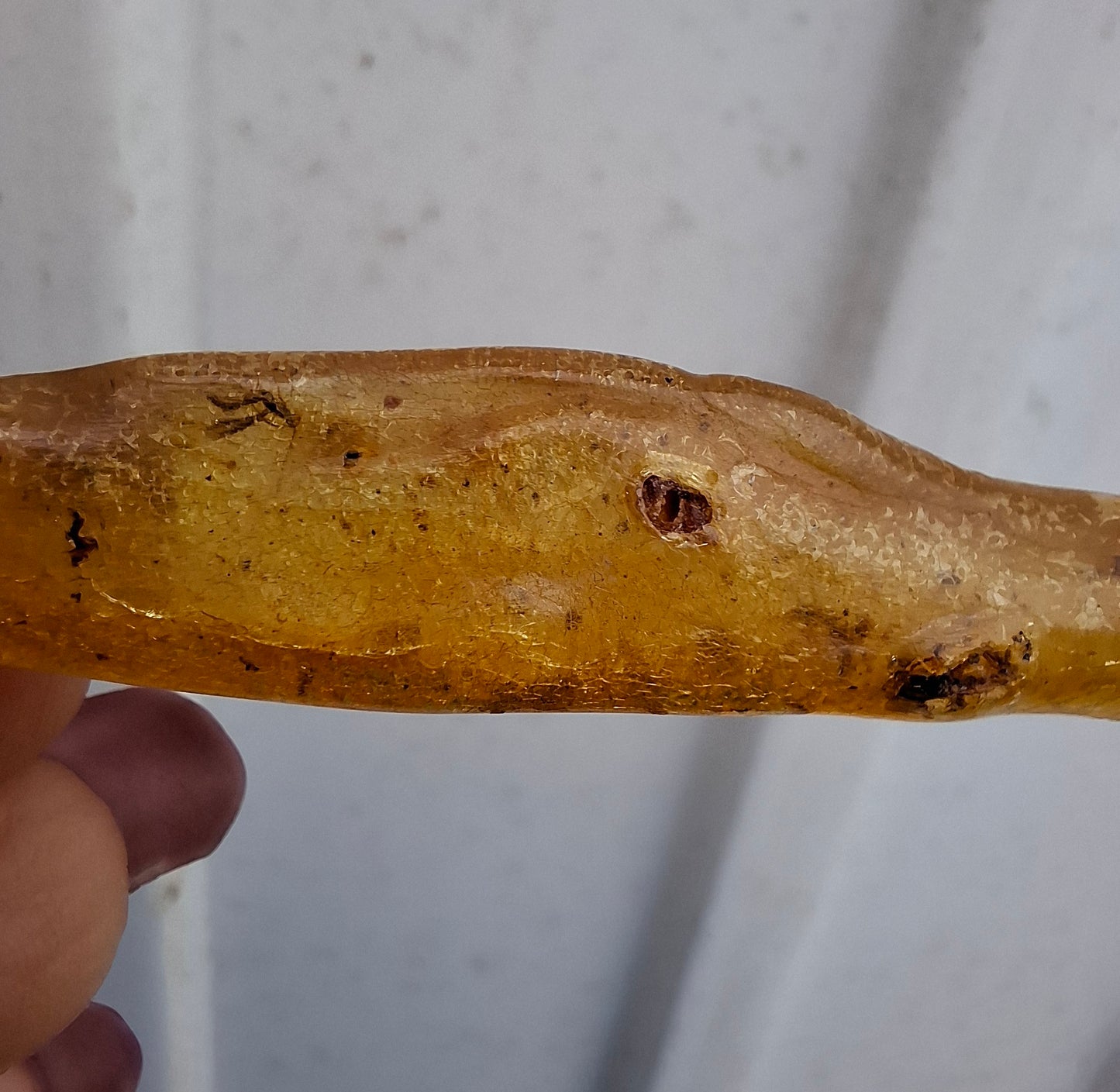 Copal Young Amber with INSECTS inside, 5.07g, Fossil (Ref: CA35)