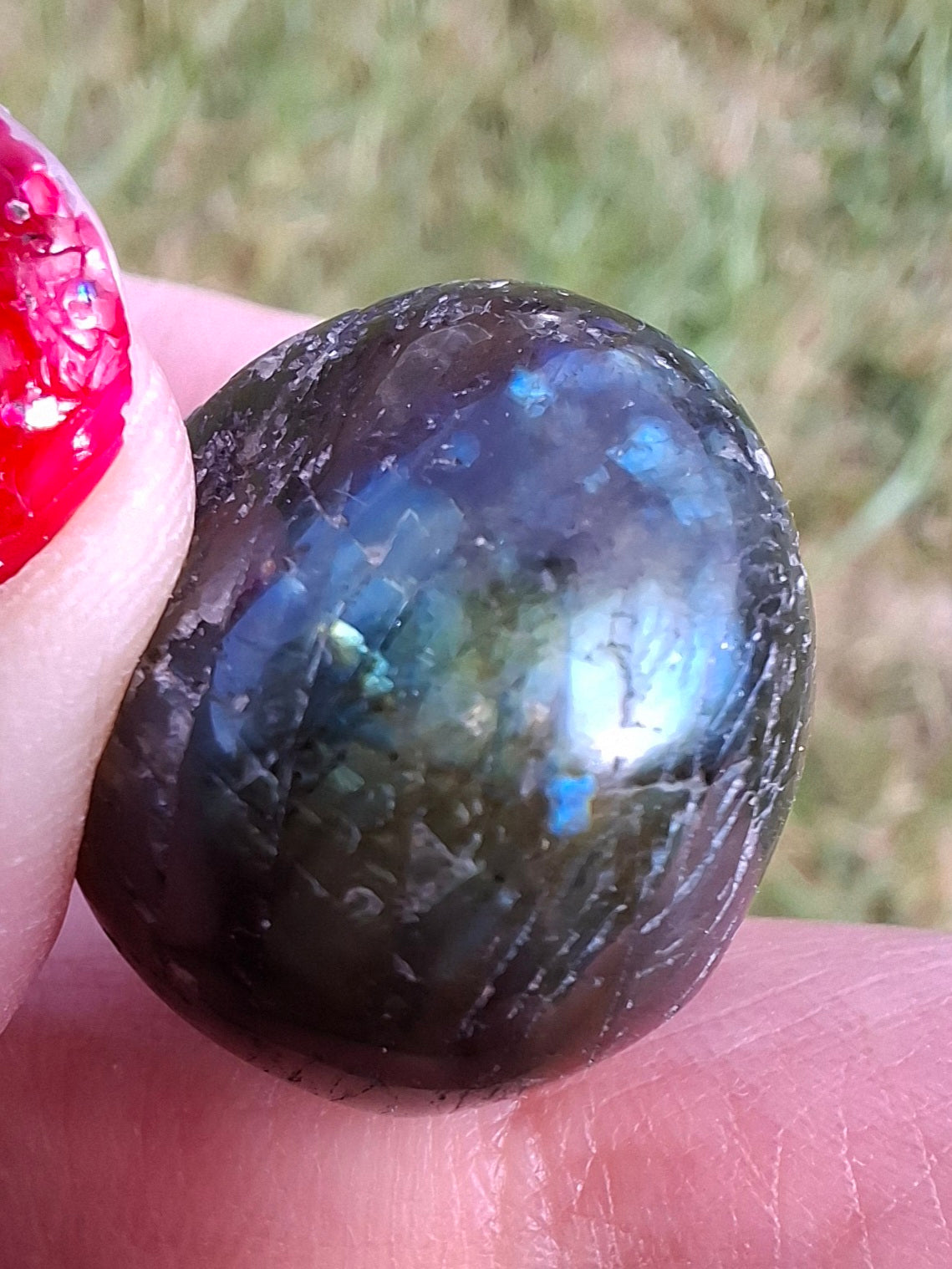 Labradorite, Tumble Stone, Crystal (Ref: T206)