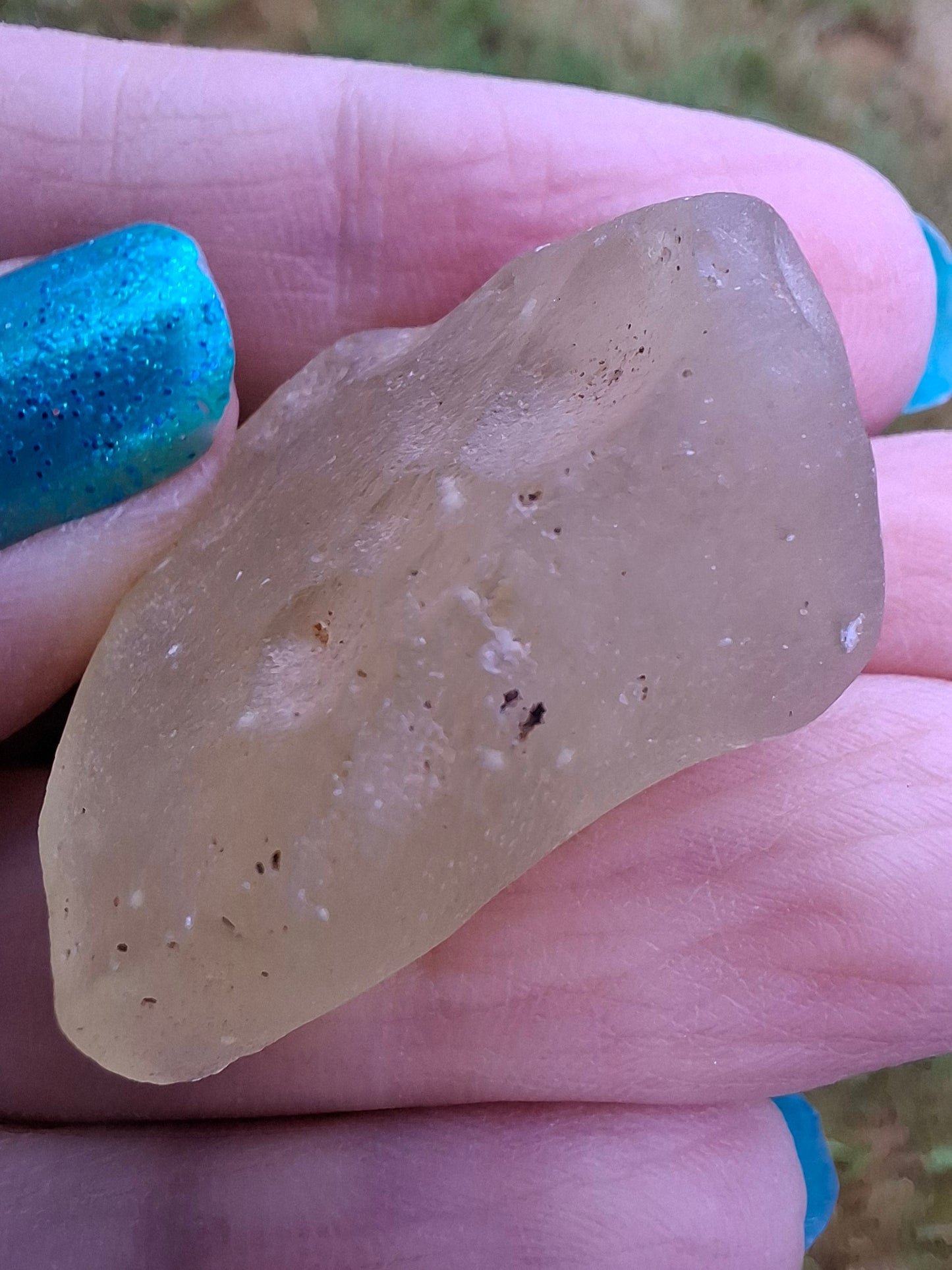 Libyan Desert Glass Piece, 12.30g, Tektite
