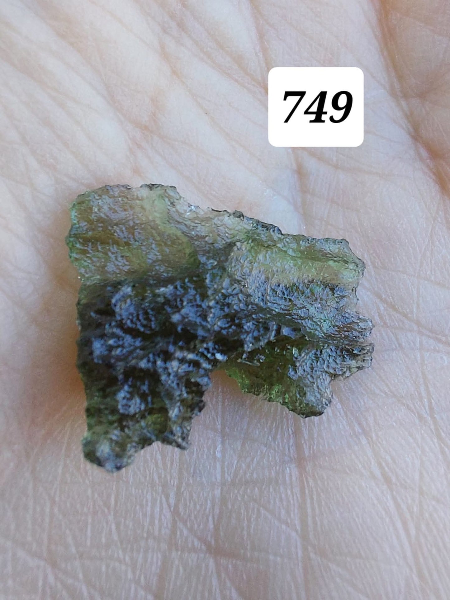 Moldavite Piece, BESEDNICE SKOLA, 1.55g, Tektite (Ref: 749)