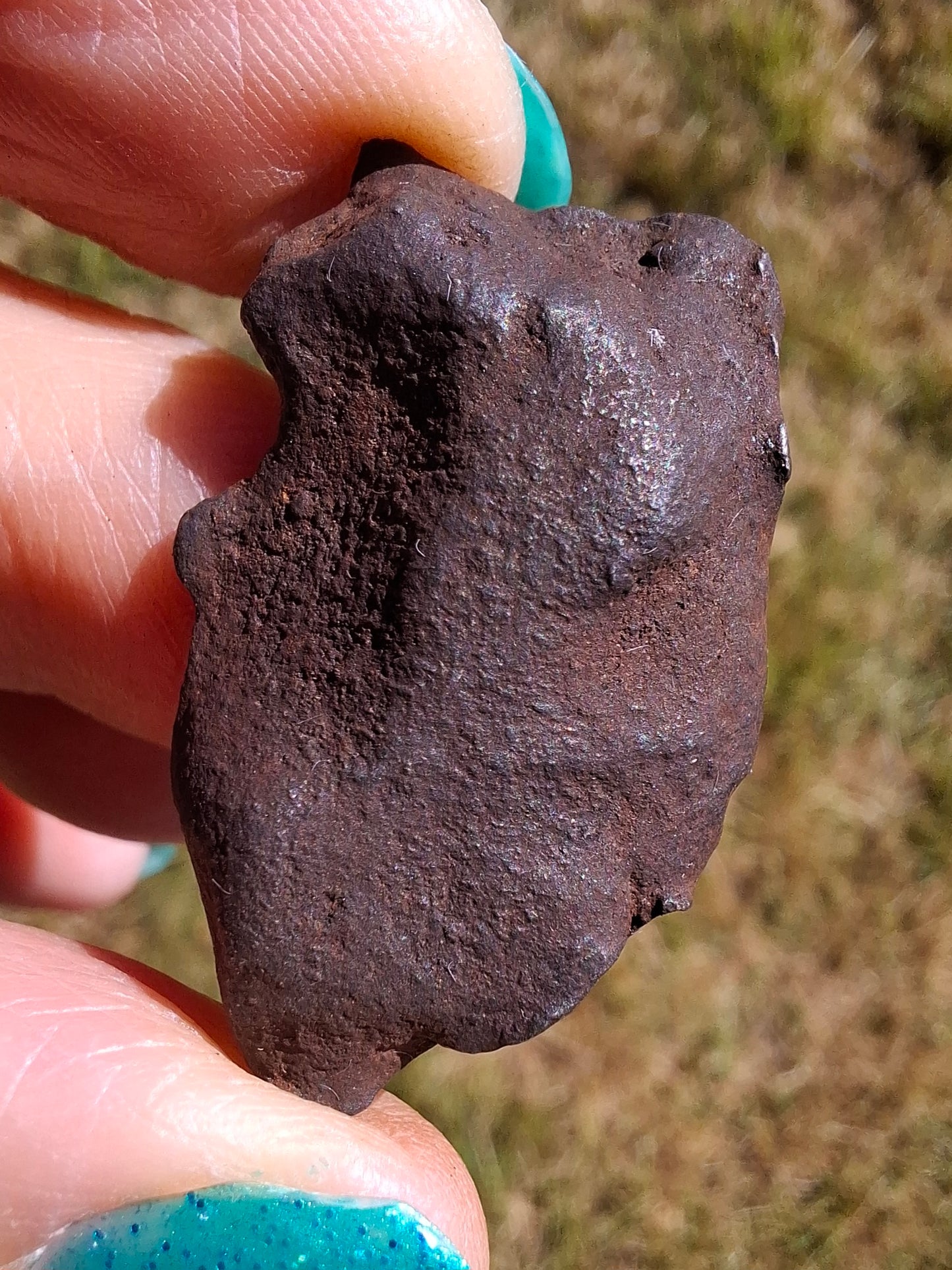 Gebel Kamil Iron Meteorite, 17.54g (Ref: K49)