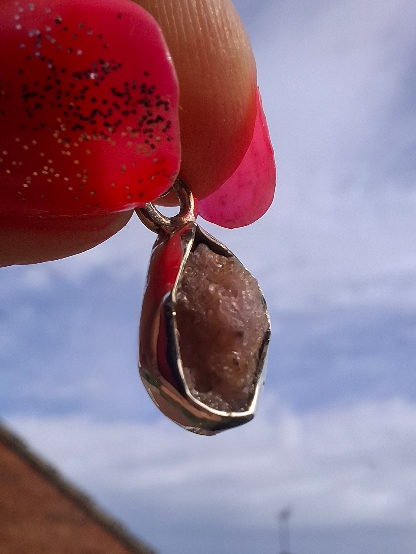 Pink Tourmaline Pendant, 925 Silver, Crystal (Ref: PT84)