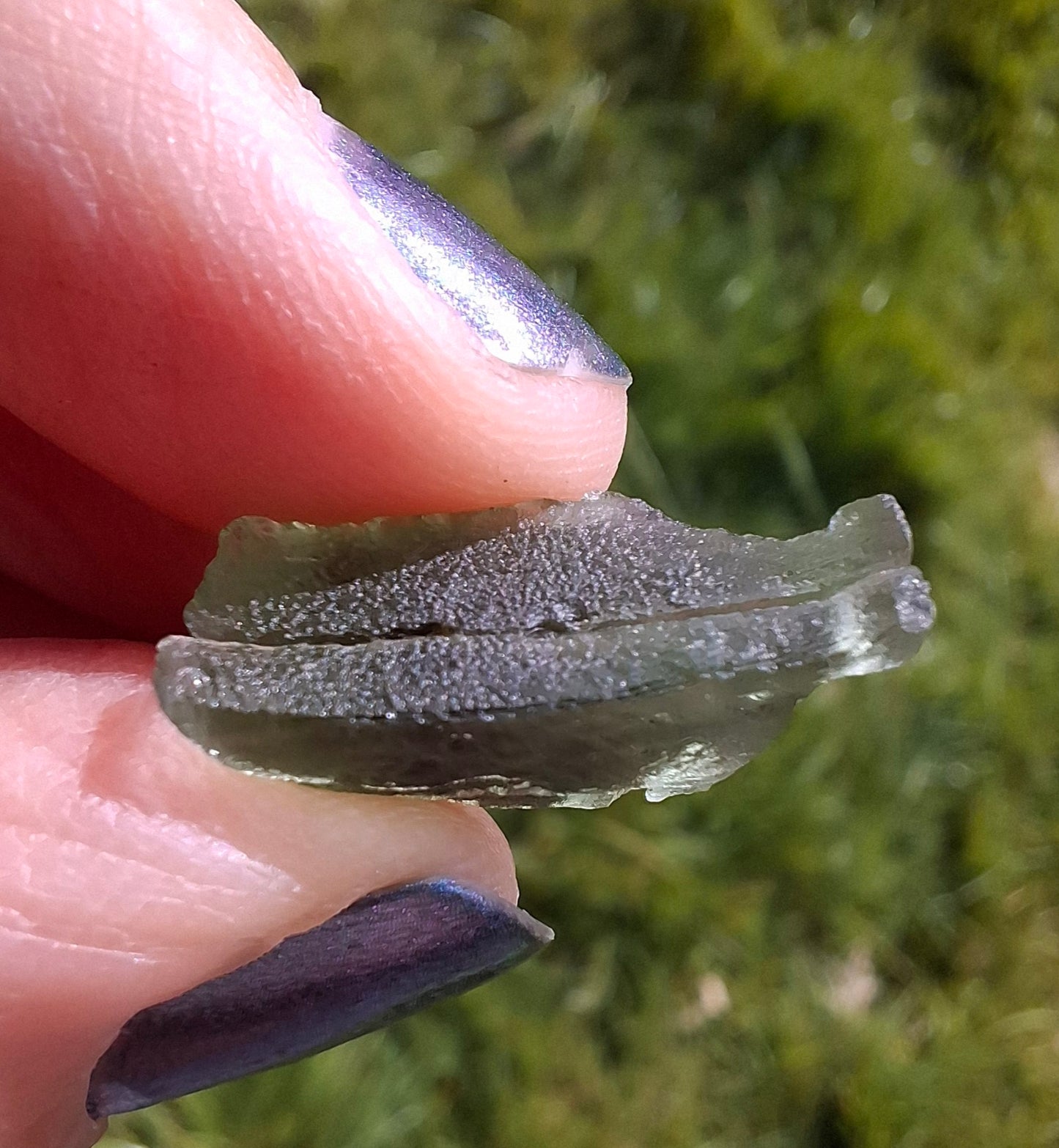 Moldavite Piece, 1.94g, Tektite (Ref: 1390)