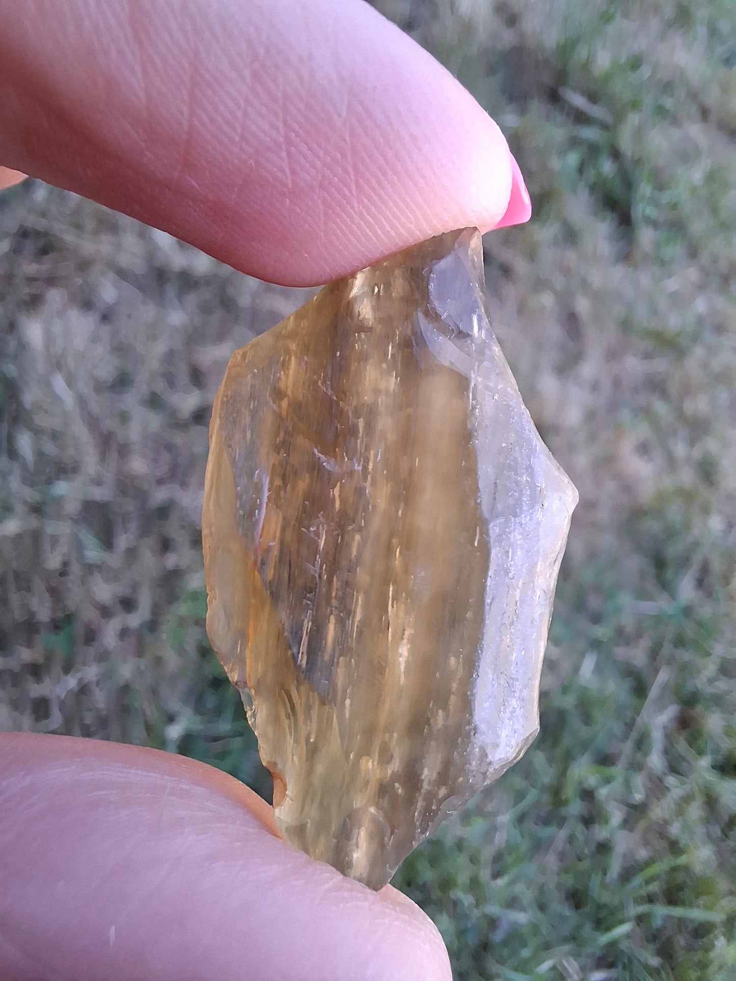 Libyan Desert Glass (darker) Piece, 8.34g, Tektite (Ref: L1370)