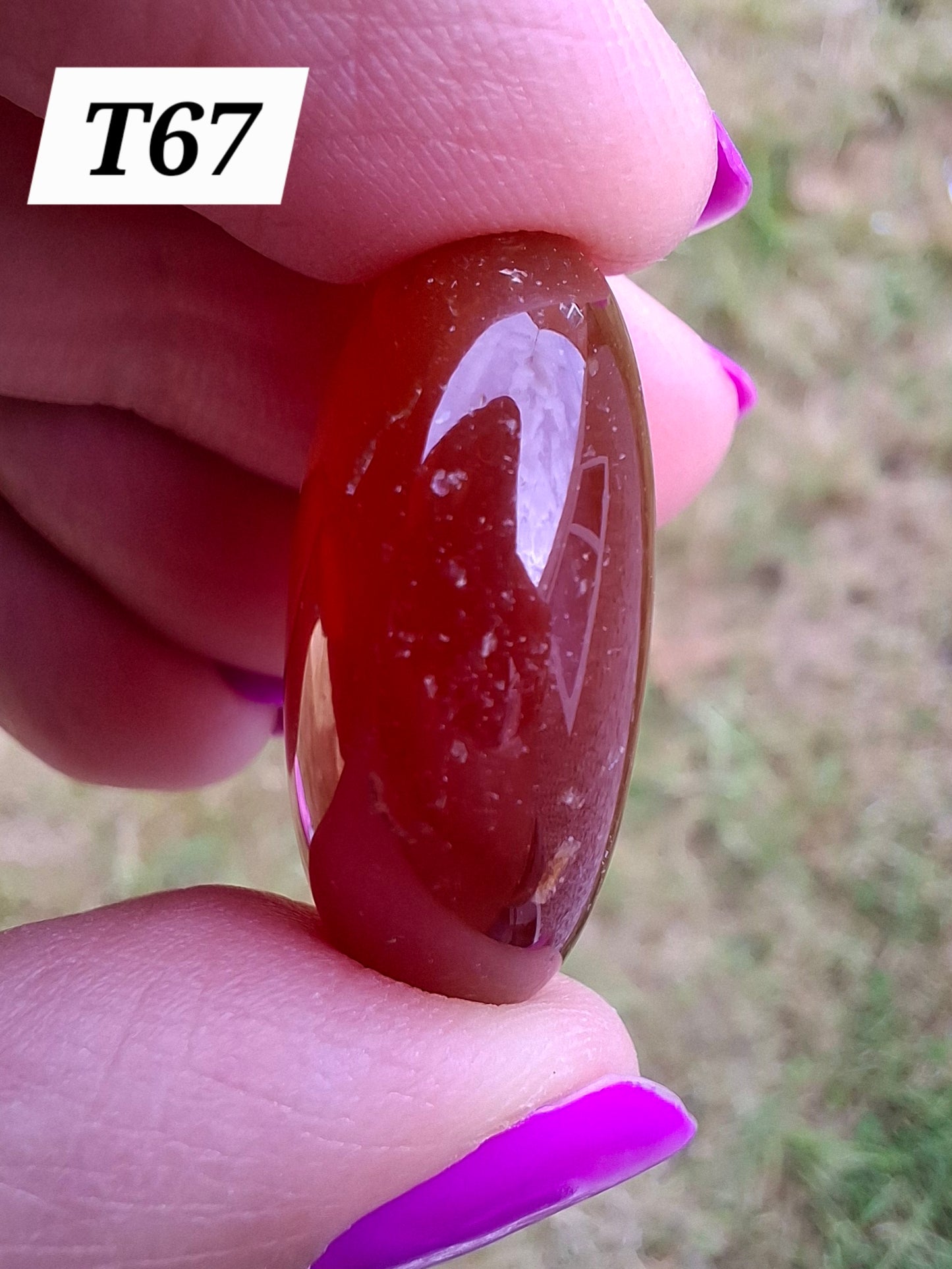Carnelian, Tumble Stone, Crystal (Ref: T67)