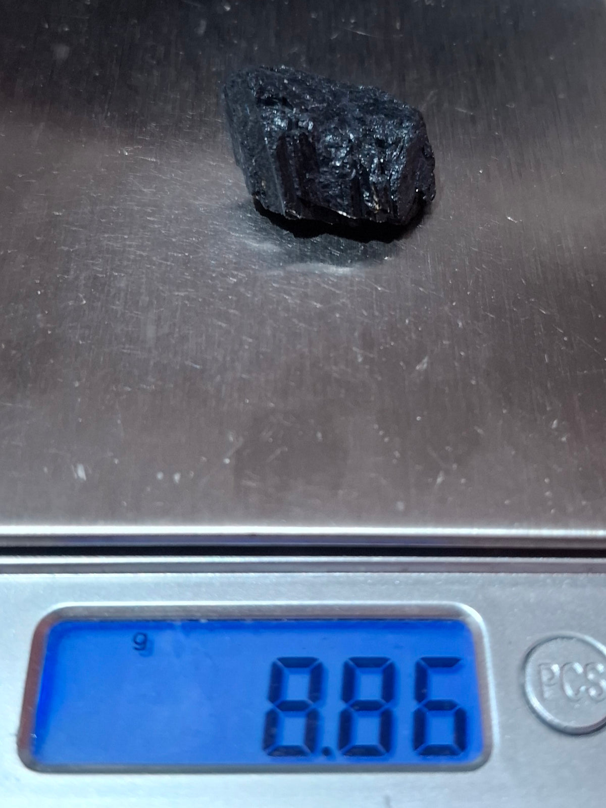 Black Tourmaline RAW, 8.86g, Crystal (Ref: RBT3)