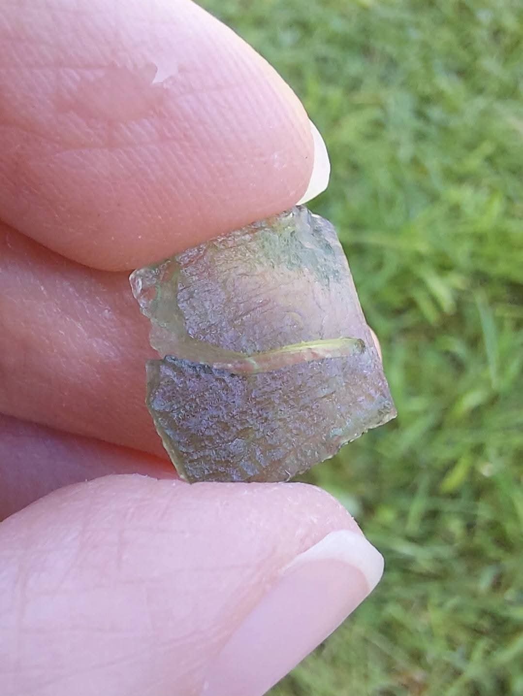Moldavite Piece, 0.80g, Tektite (Ref: 872)