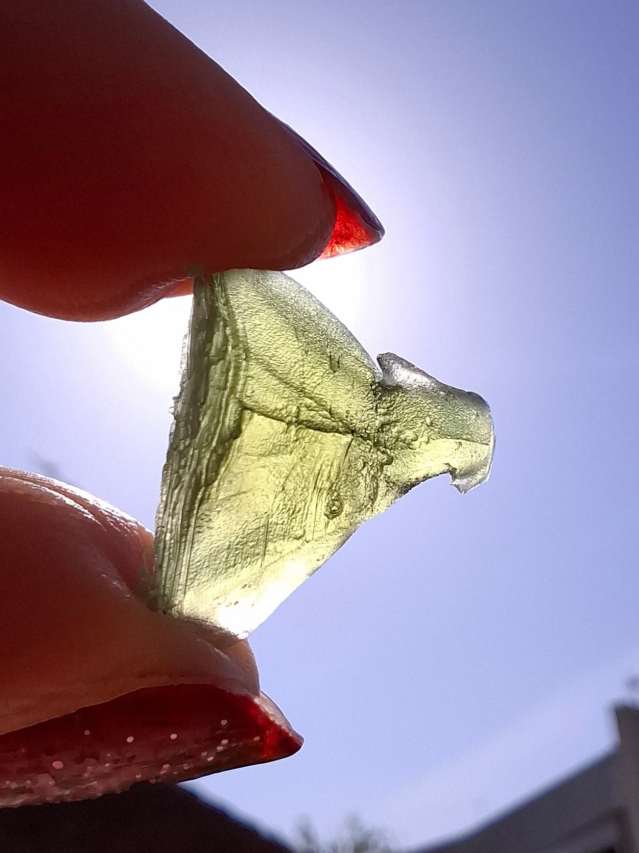 Moldavite Piece, 1.68g, Tektite (Ref: 1468)