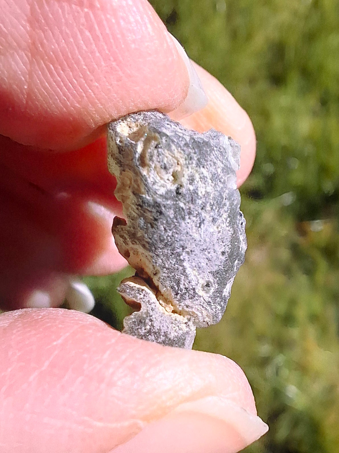 Moldavite Piece, SNOWFLAKE, FROSTED, BARTOCHOV, 3.00g, Tektite (Ref: 1370)