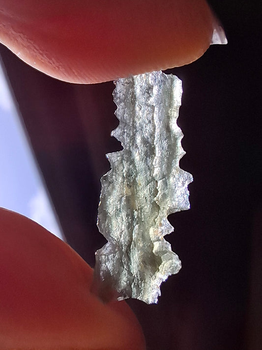 Moldavite Piece, 0.33g, Tektite (Ref: 1488)