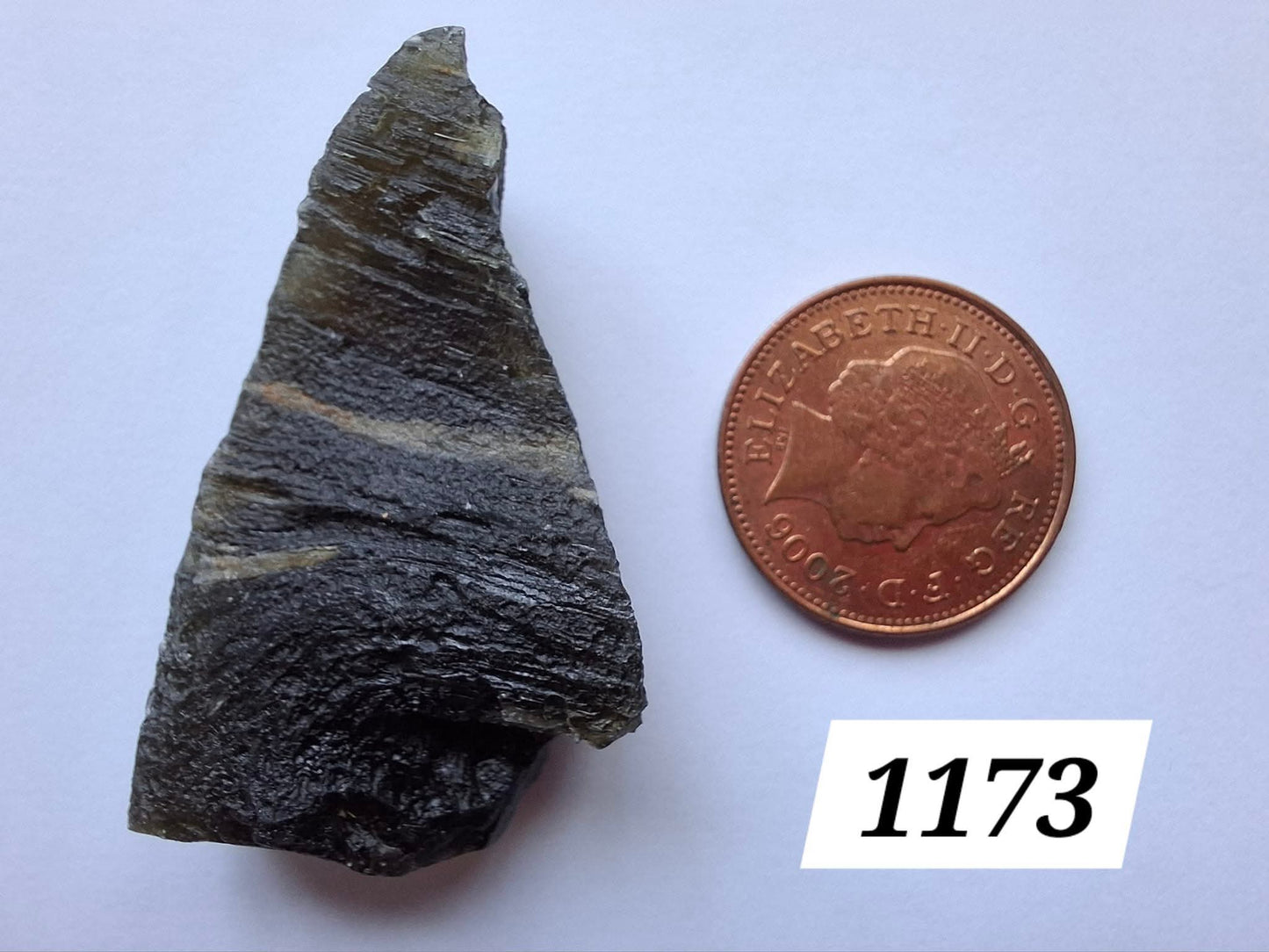 Moldavite Piece, JAKULE, 11.71g, Tektite (Ref: 1173)