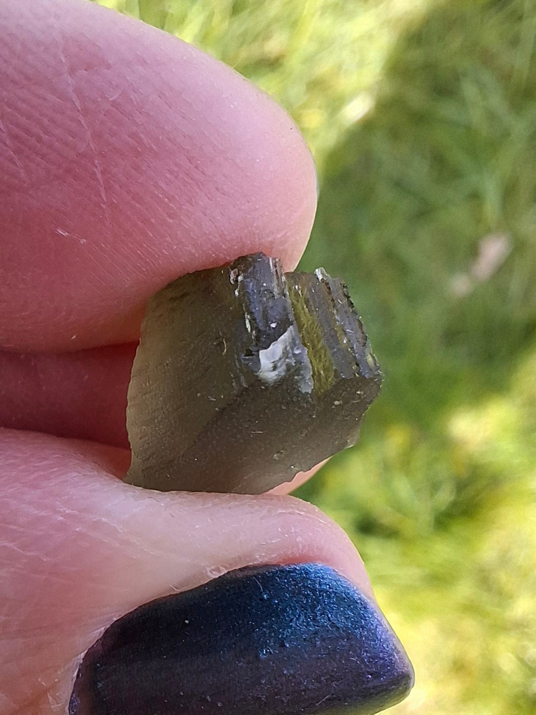 Moldavite Piece, 1.00g, Tektite (Ref: 1398)