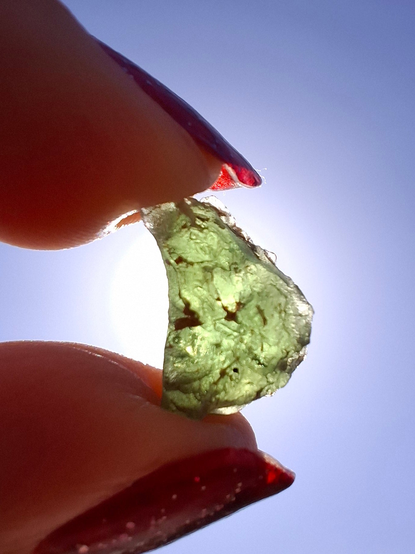 Moldavite Piece, 1.23g, Tektite (Ref: 1484)